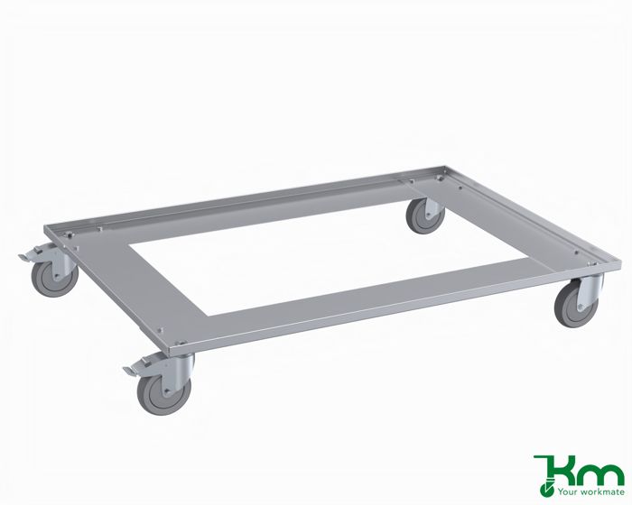 Palettenwagen niedrig Kongamek grau