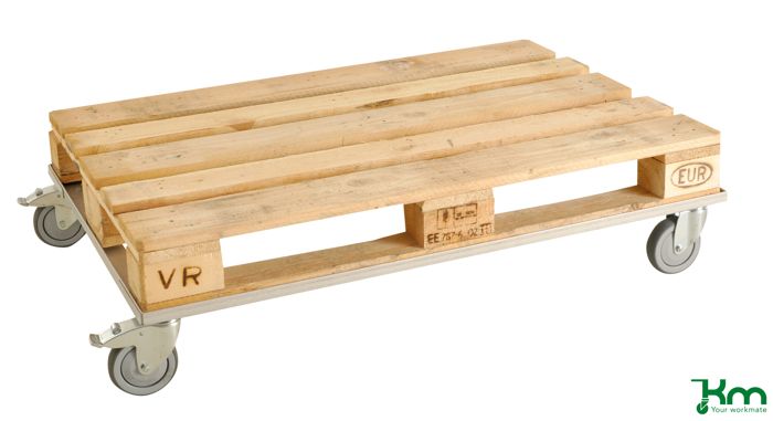 Palettenwagen niedrig ideal für Europaletten