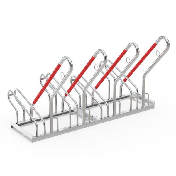 Fahrradständer Premium für Reifenbreiter 350 mm 4 Stellplätze