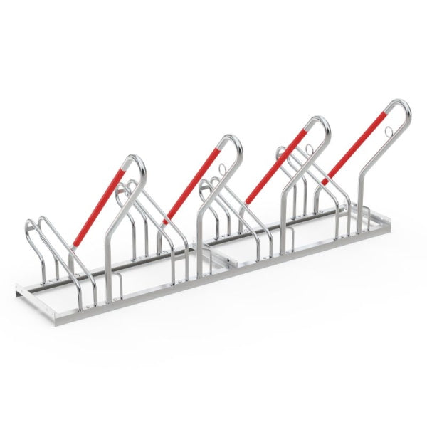 Fahrradständer Premium für Reifenbreiter 500 mm 4 Stellplätze