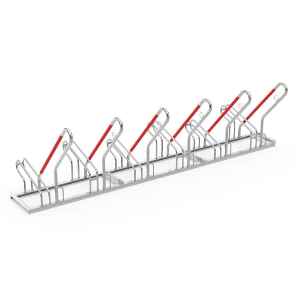 Fahrradständer Premium für Reifenbreiter 500 mm 6 Stellplätze