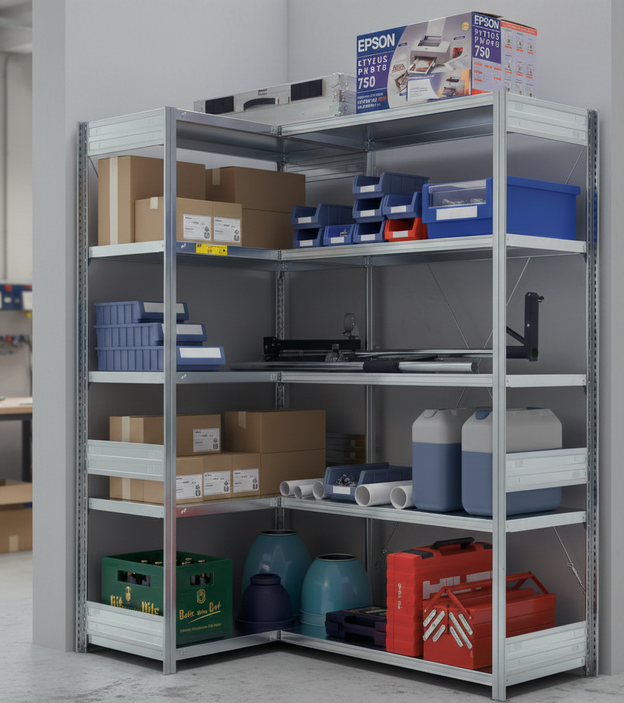 Schwerlasteckregal von BITO für Gewerbe und Industrie