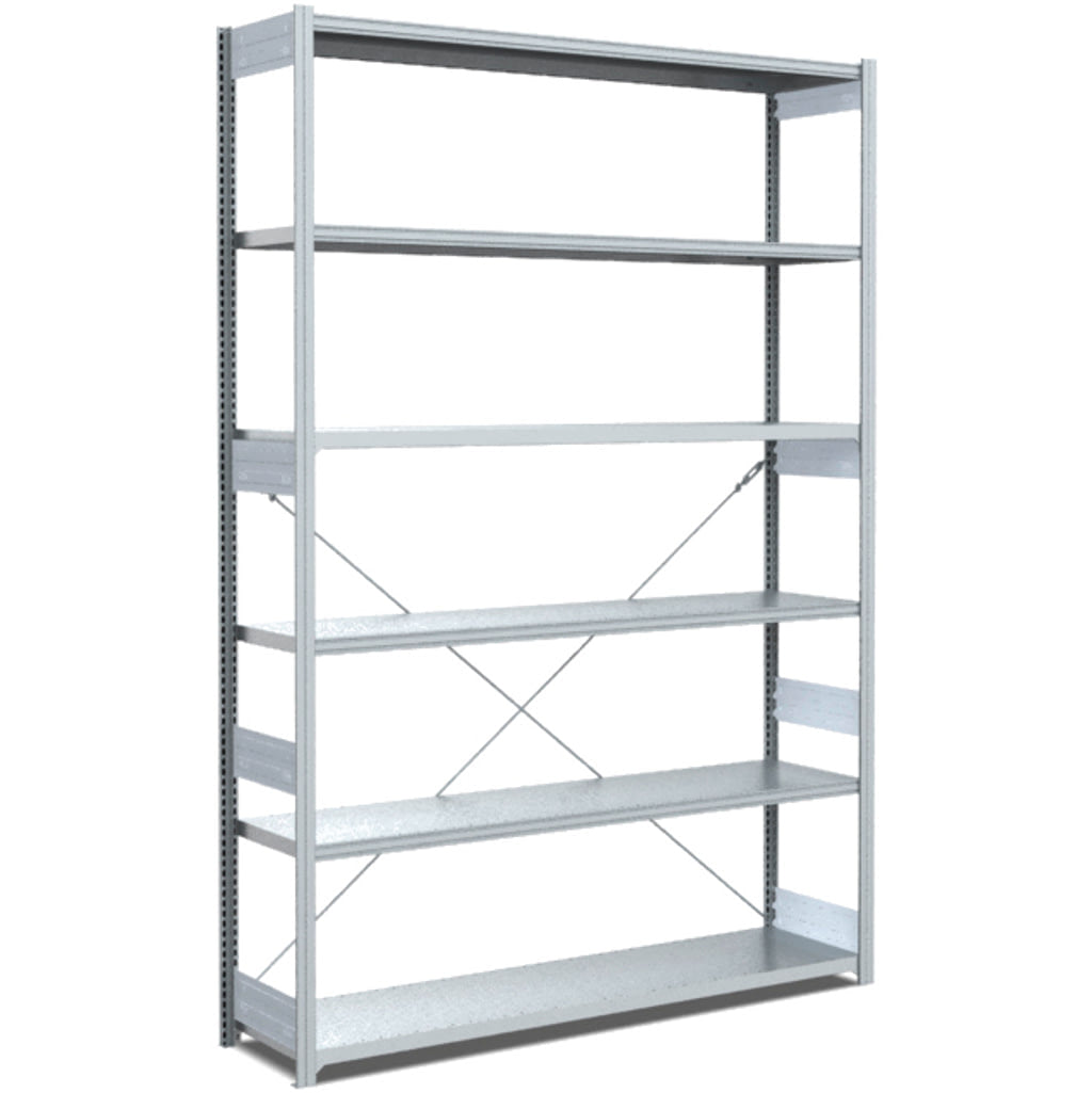 Fachbodenregale Typ M - Fachlast 200 kg Tiefe 400 mm