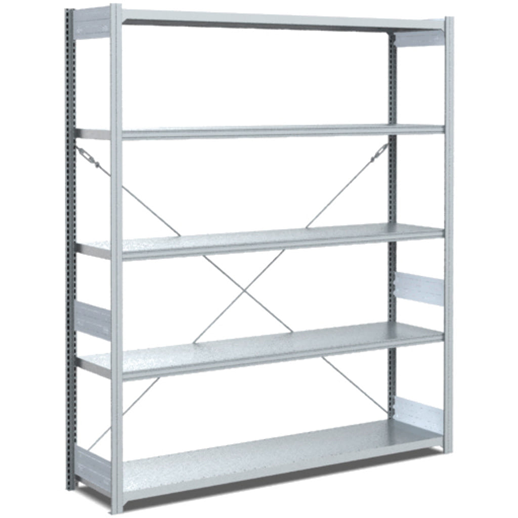 Fachbodenregale Typ M - Fachlast 200 kg Tiefe 400 mm