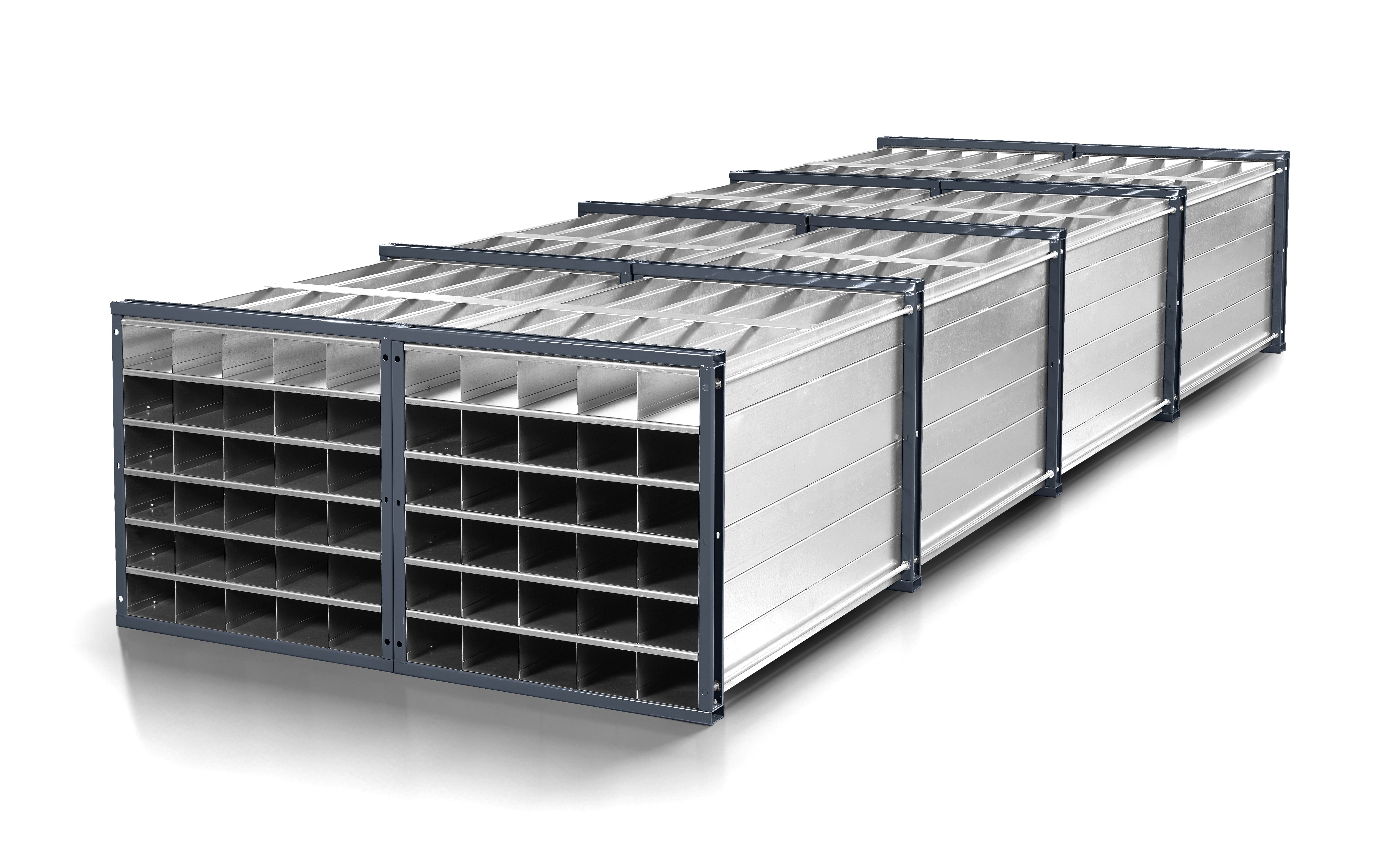 Schwerlastregal Wabenregal BxT 1000x6000mm Traglast 87 kg