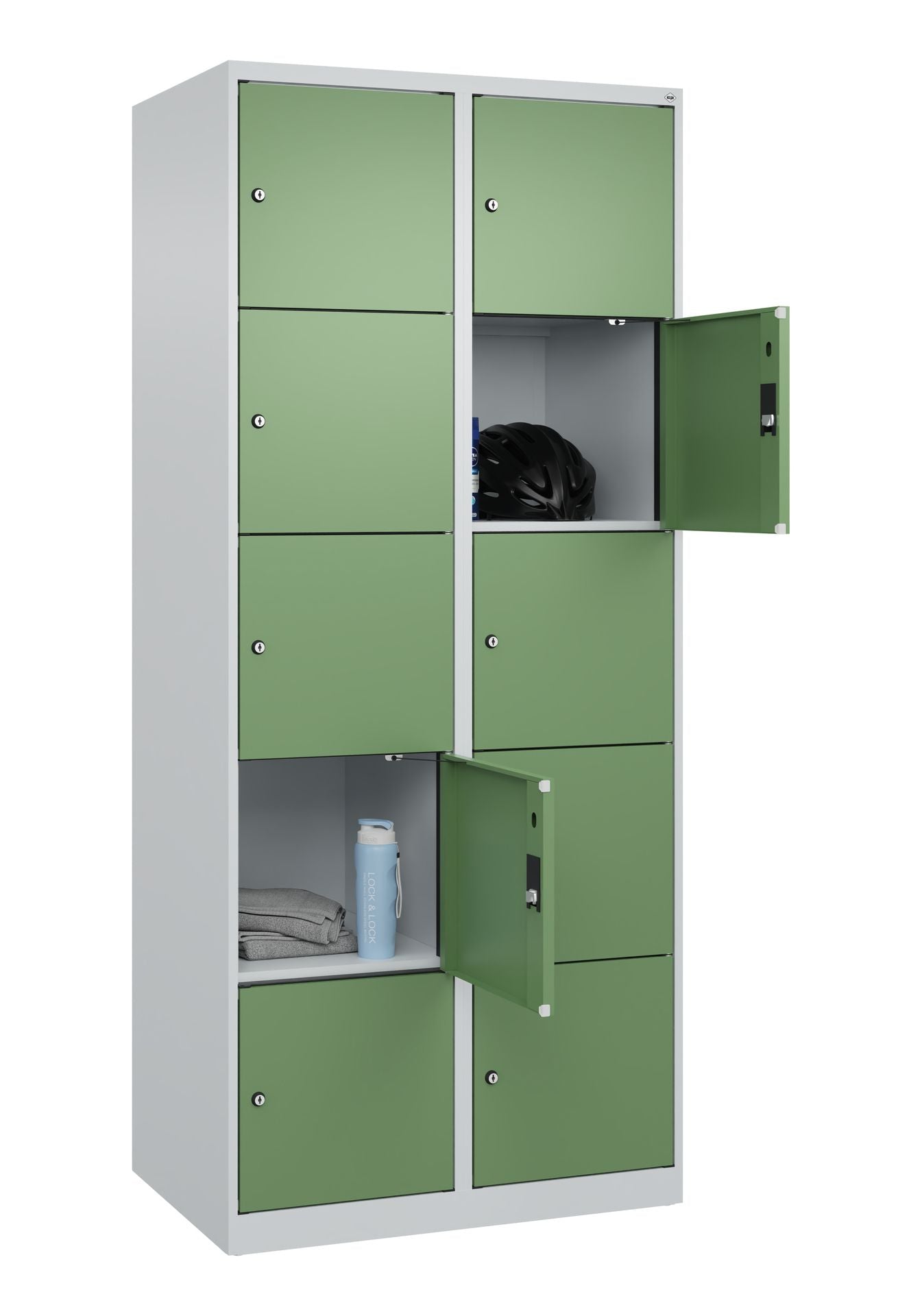 Schließfachschrank Evolo Plus – Metall-Spind mit wählbaren Fächern & Farben