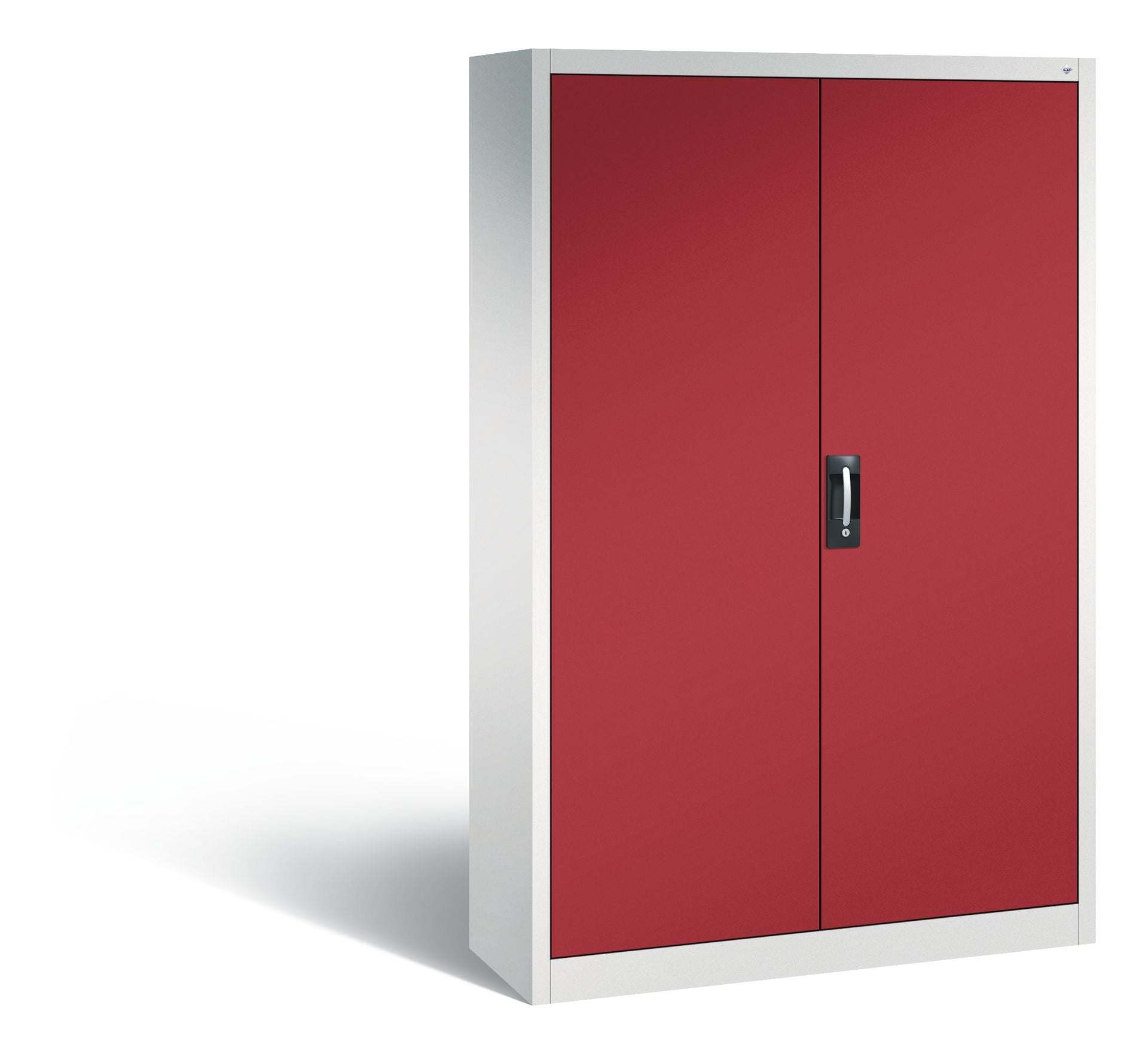 Flügeltürenschrank rot