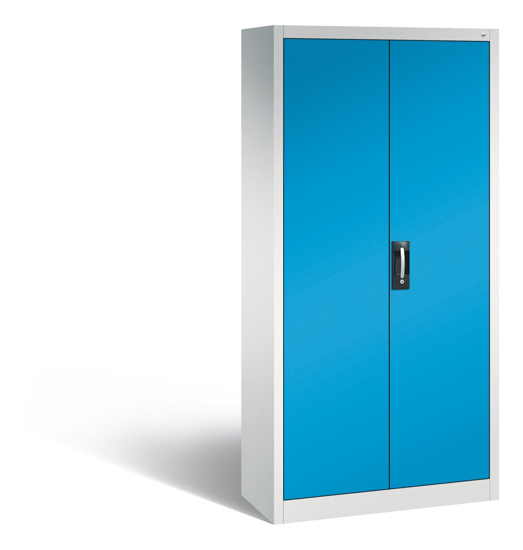 Flügeltürenschrank blau