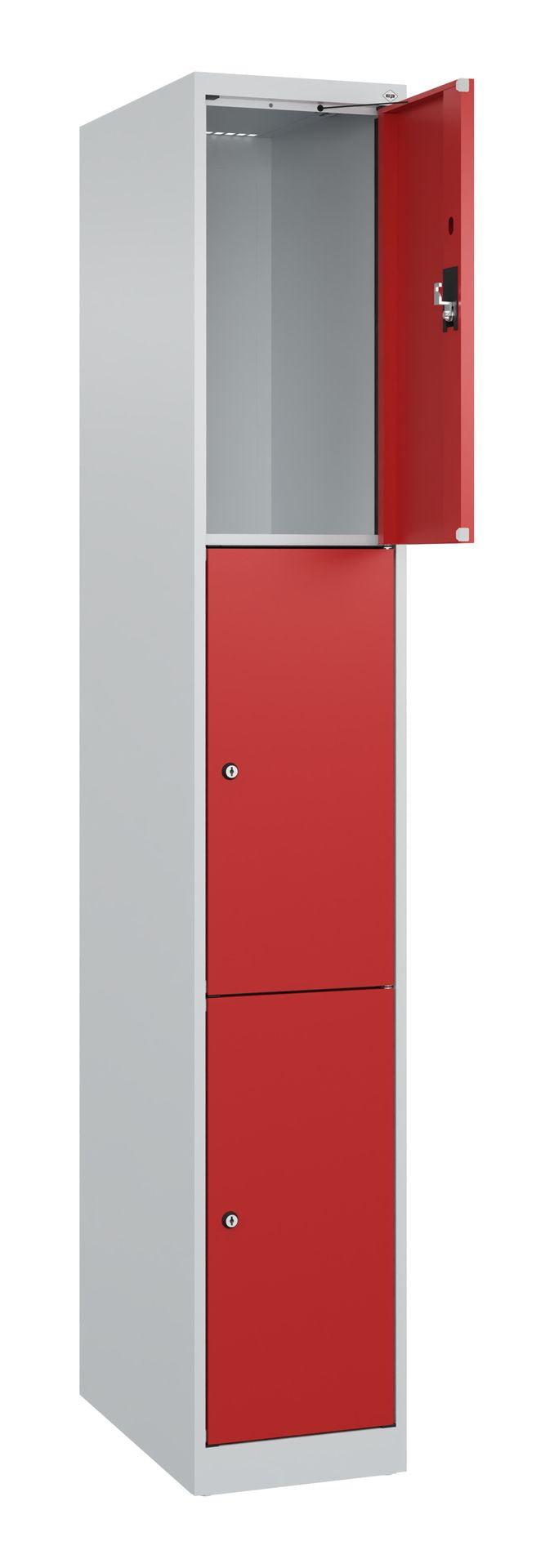 Schließfachschrank feuerrot
