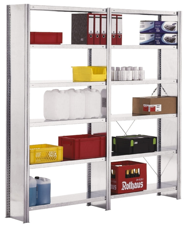 Standard-Anbauregal 300x100x60 cm Fachlast 150 kg Feldlast 2.000 kg