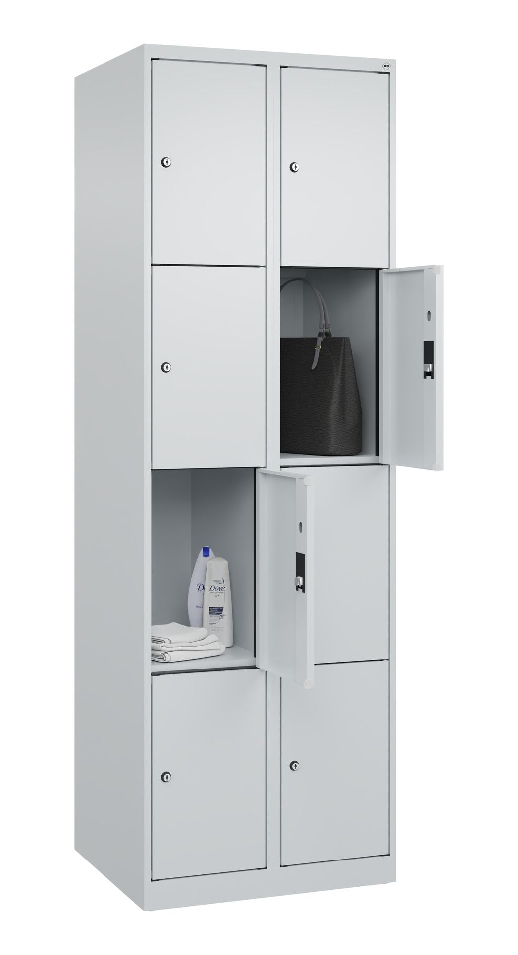 Schließfachschrank Evolo Plus – Metall-Spind mit wählbaren Fächern & Farben