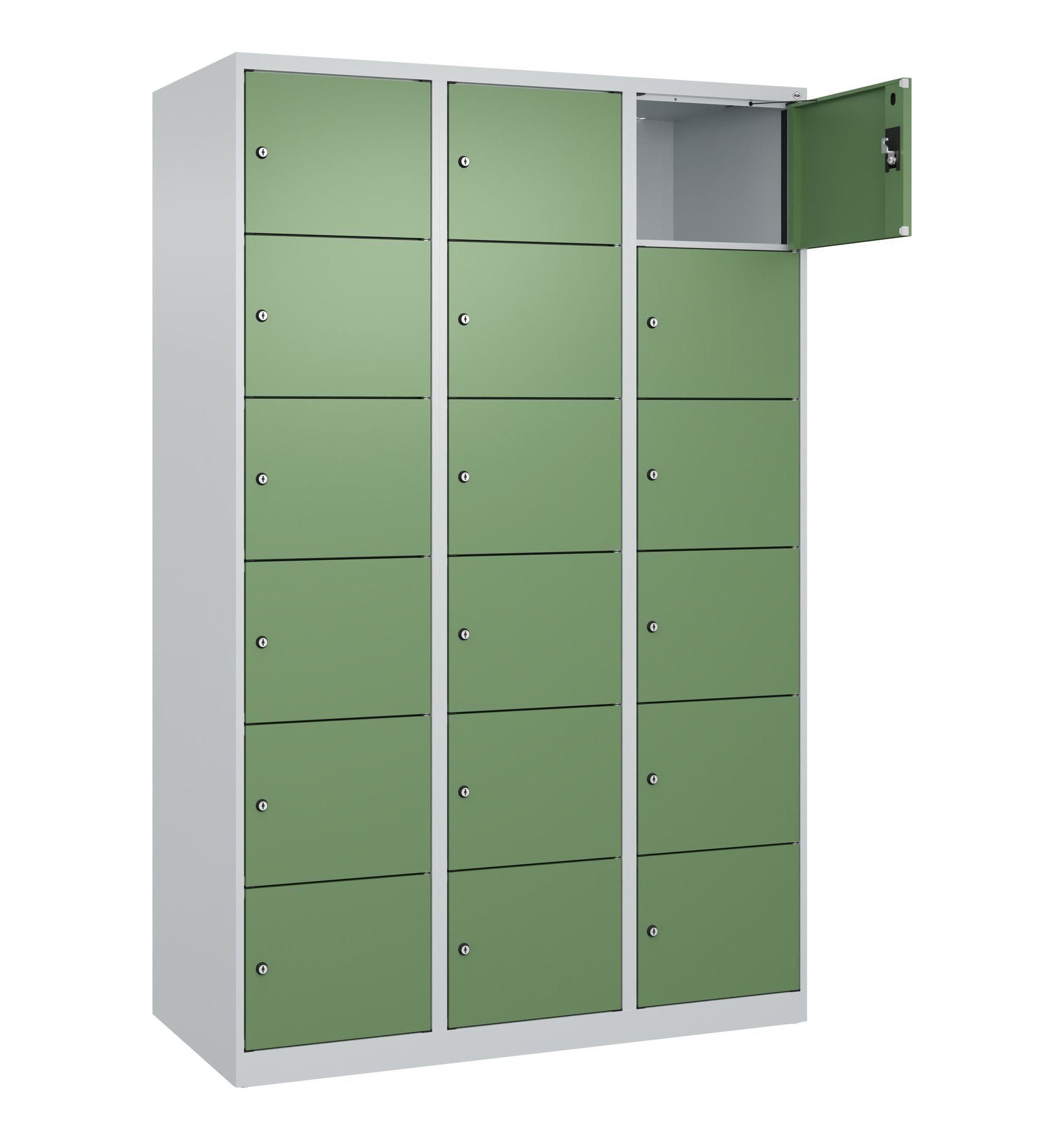 Schließfachschrank Evolo Plus – Metall-Spind mit wählbaren Fächern & Farben