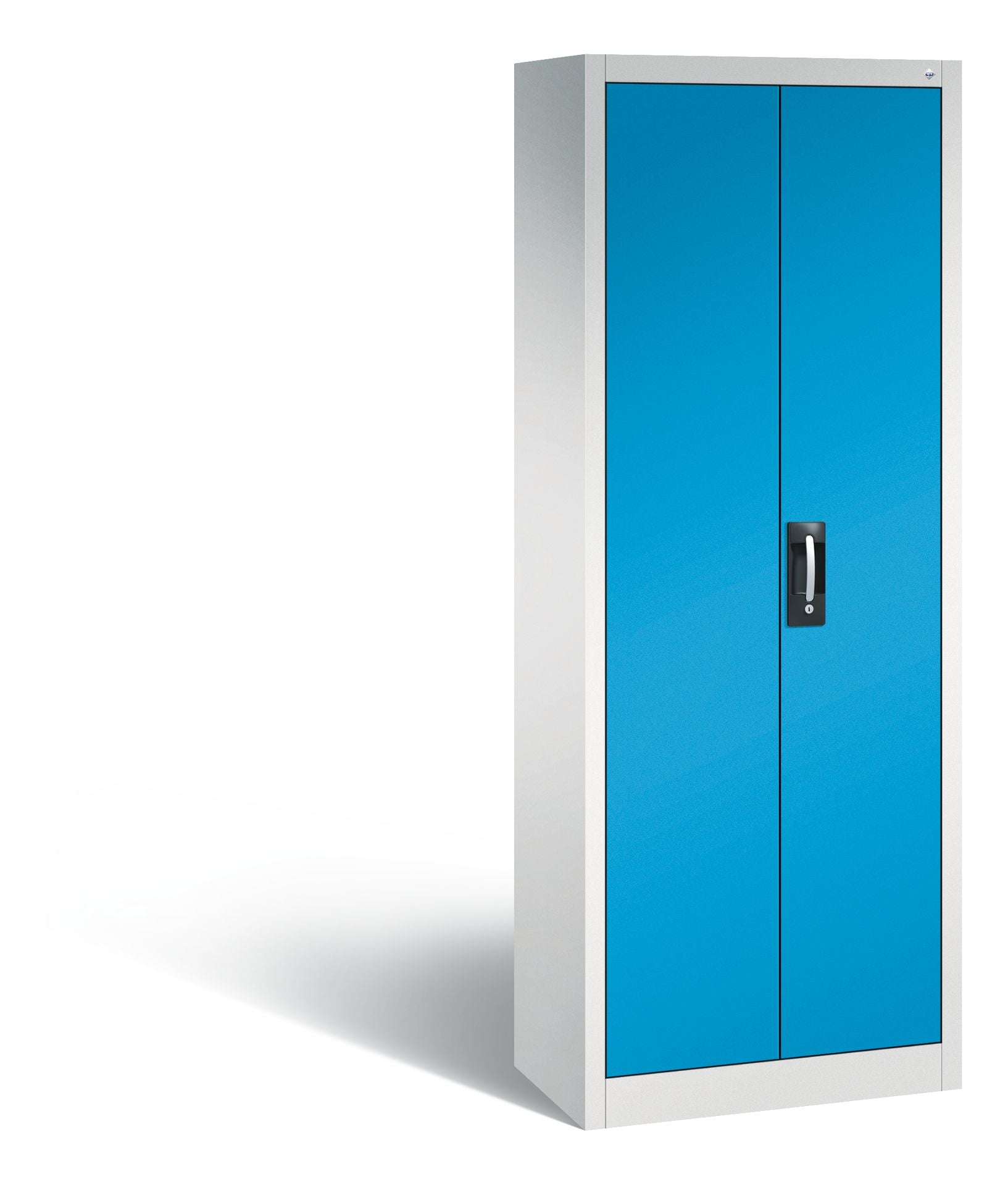 Flügeltürenschrank blau