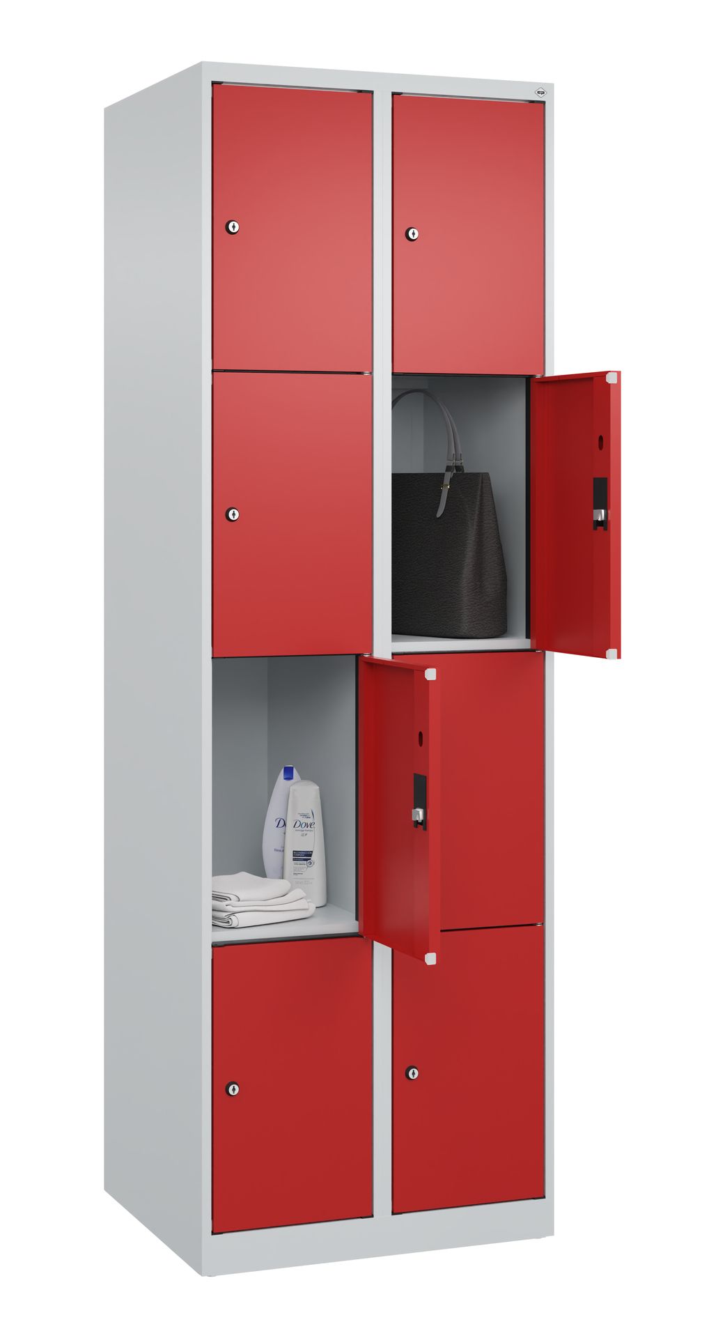 Schließfachschrank Evolo Plus – Metall-Spind mit wählbaren Fächern & Farben