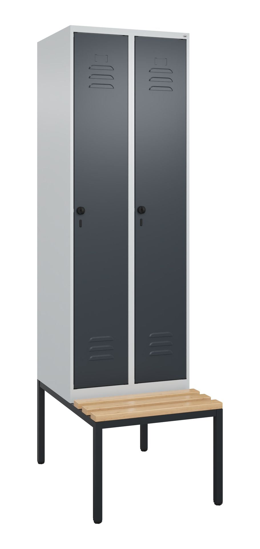 Spind 2 Abteile mit Sitzbank