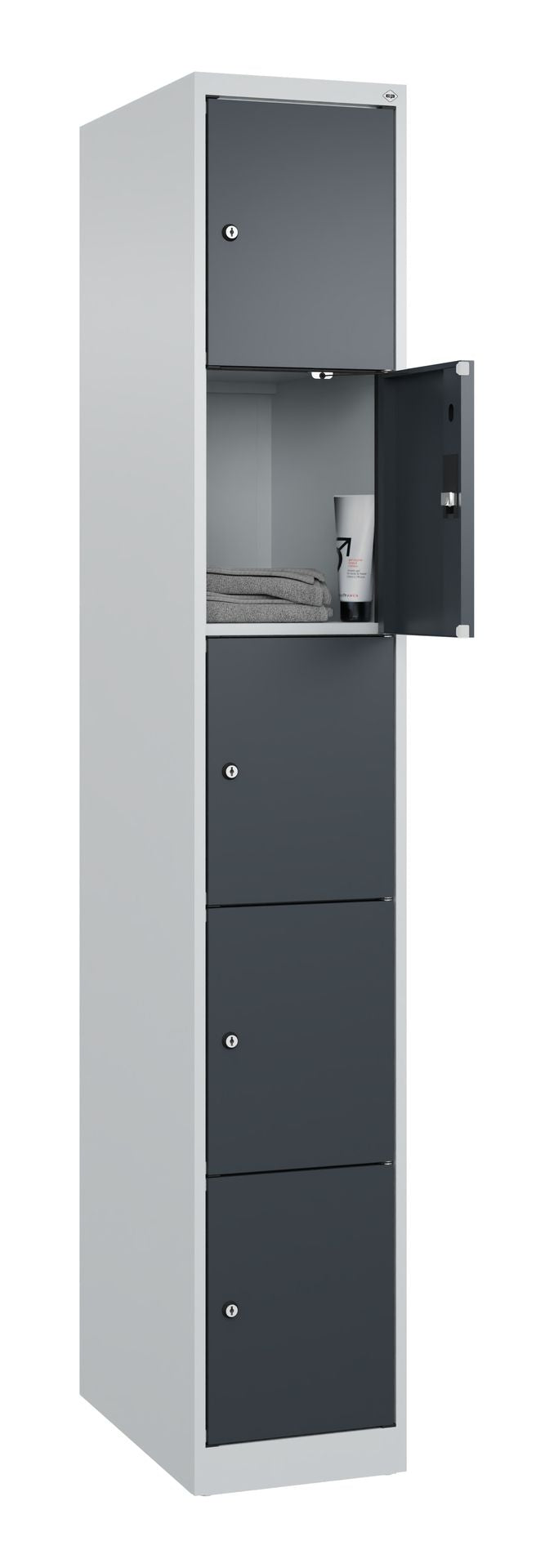 Schließfachschrank Evolo Plus – Metall-Spind mit wählbaren Fächern & Farben