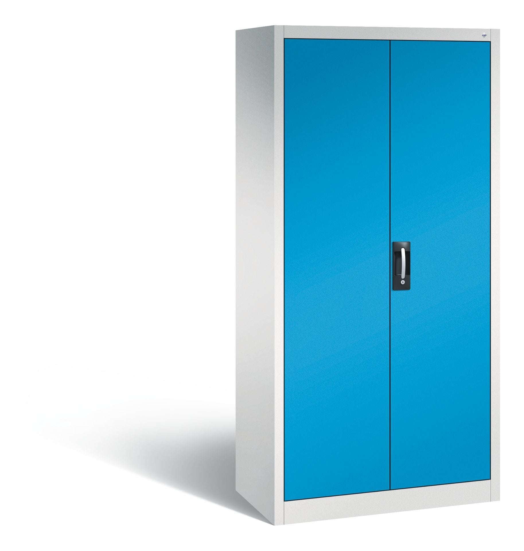 Flügeltürenschrank blau