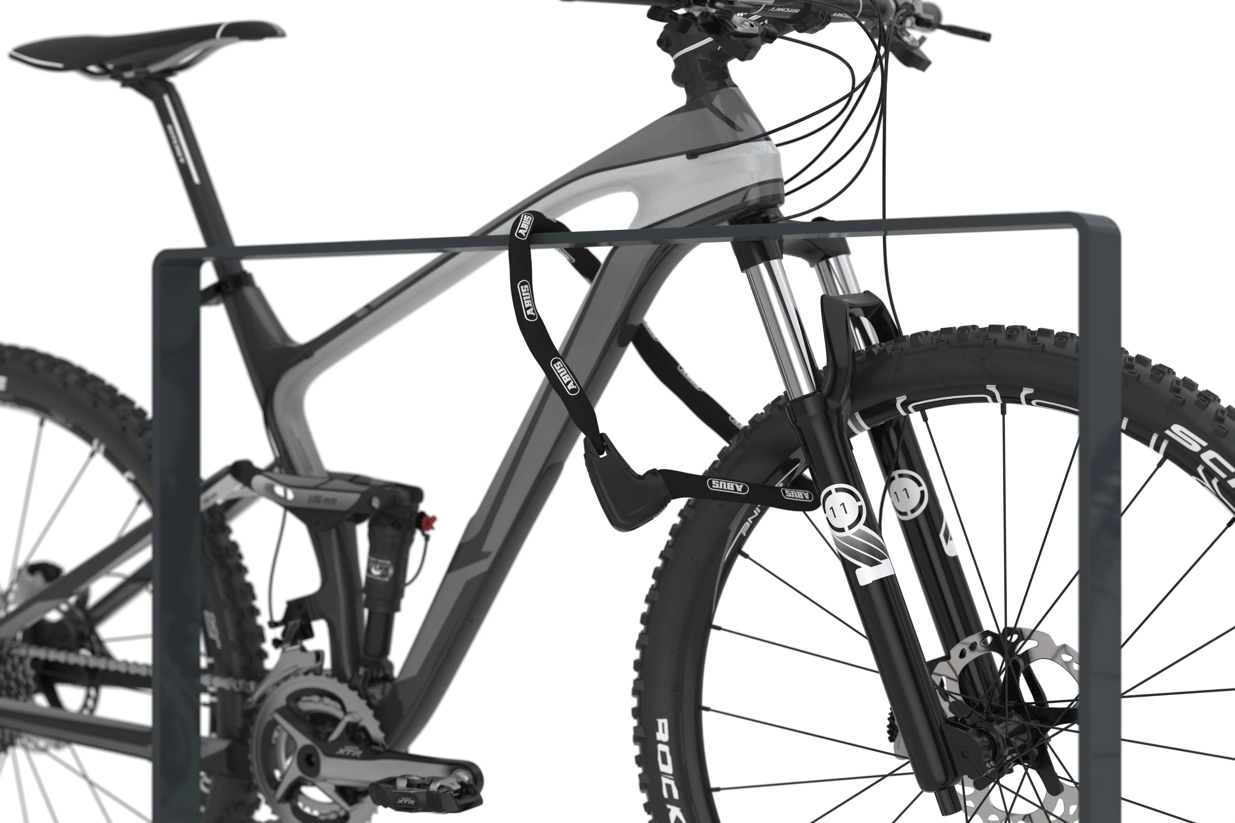 Fahrrad Anlehnbügel in pulverbeschichtet