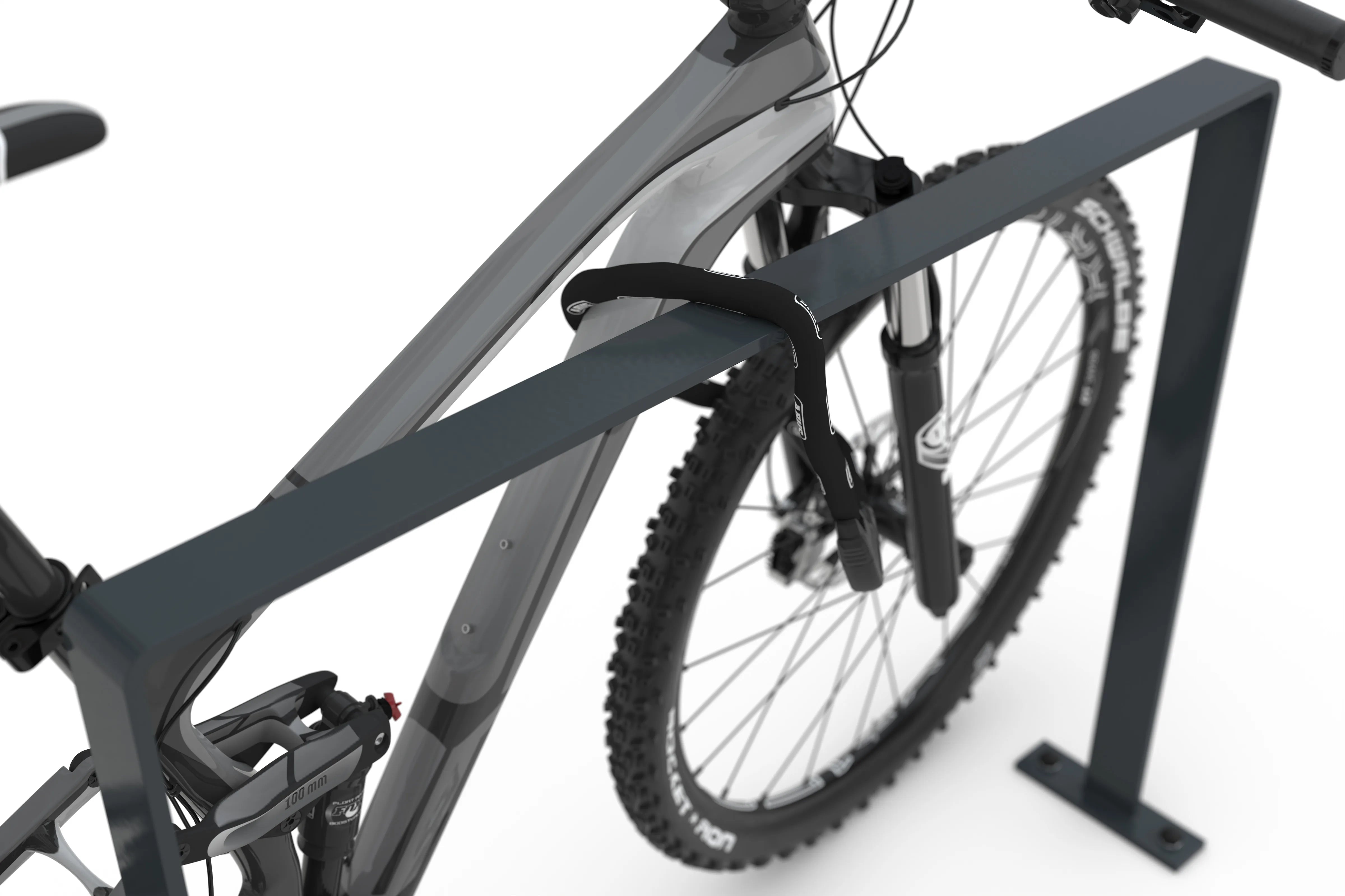 Fahrrad Anlehnbügel in pulverbeschichtet