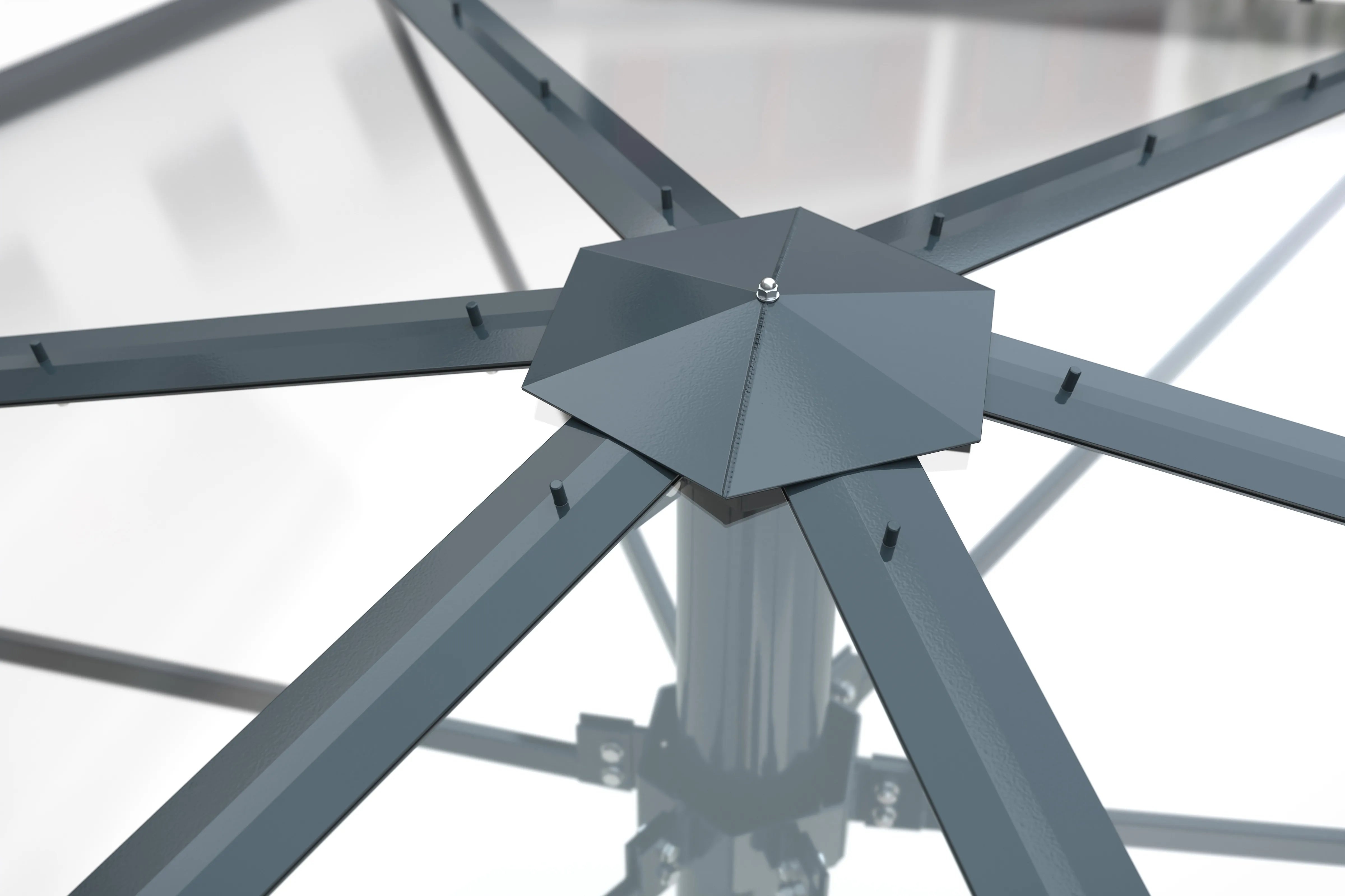 Überdachung hochwertig Polycarbonat Stahlkonstruktion