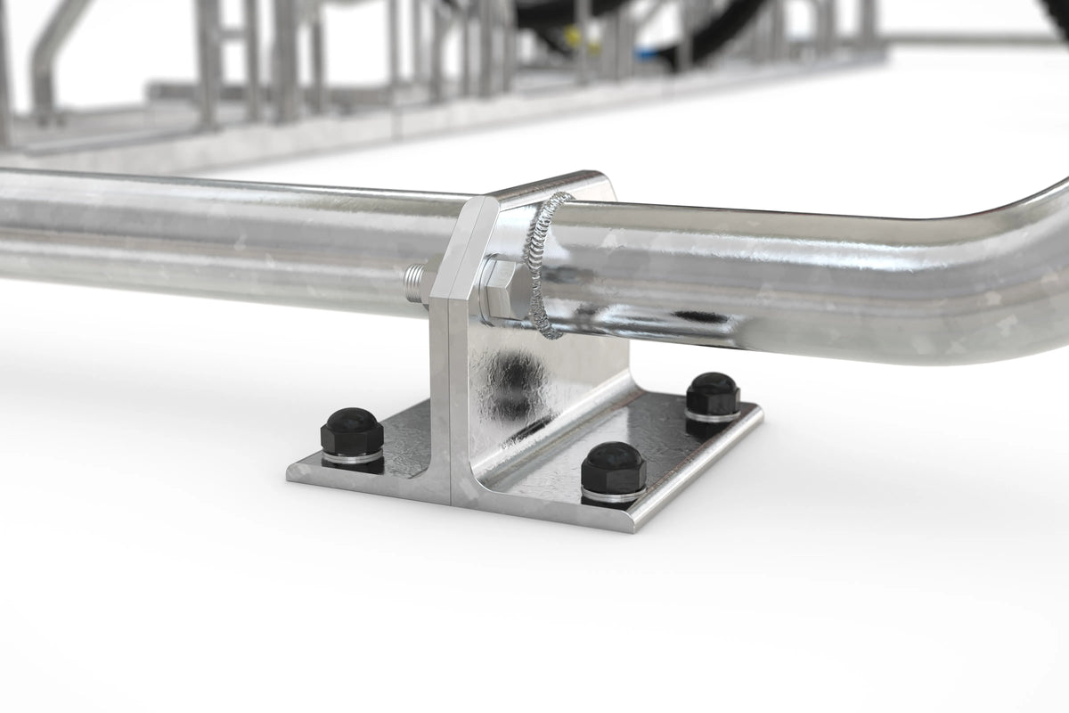 Überdachung Siegen S18 für Fahrräder oder Material | einseitig nutzbar