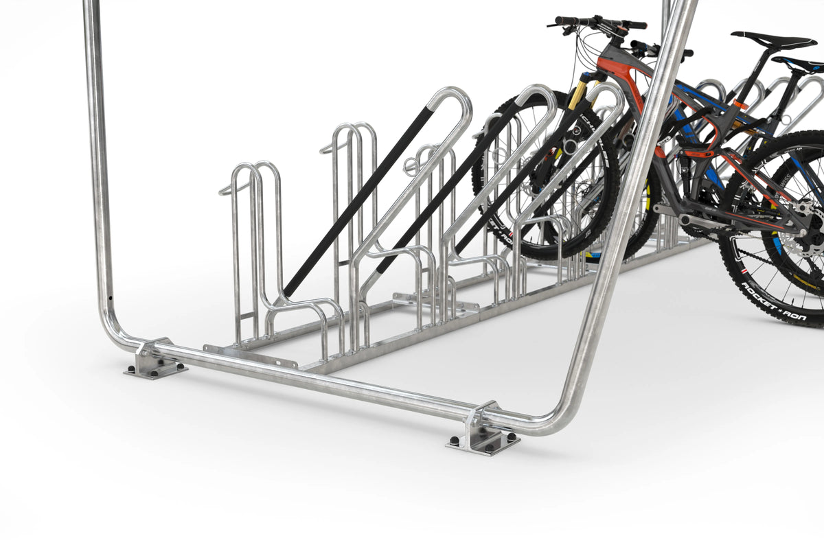 Überdachung Siegen S18 für Fahrräder oder Material | einseitig nutzbar
