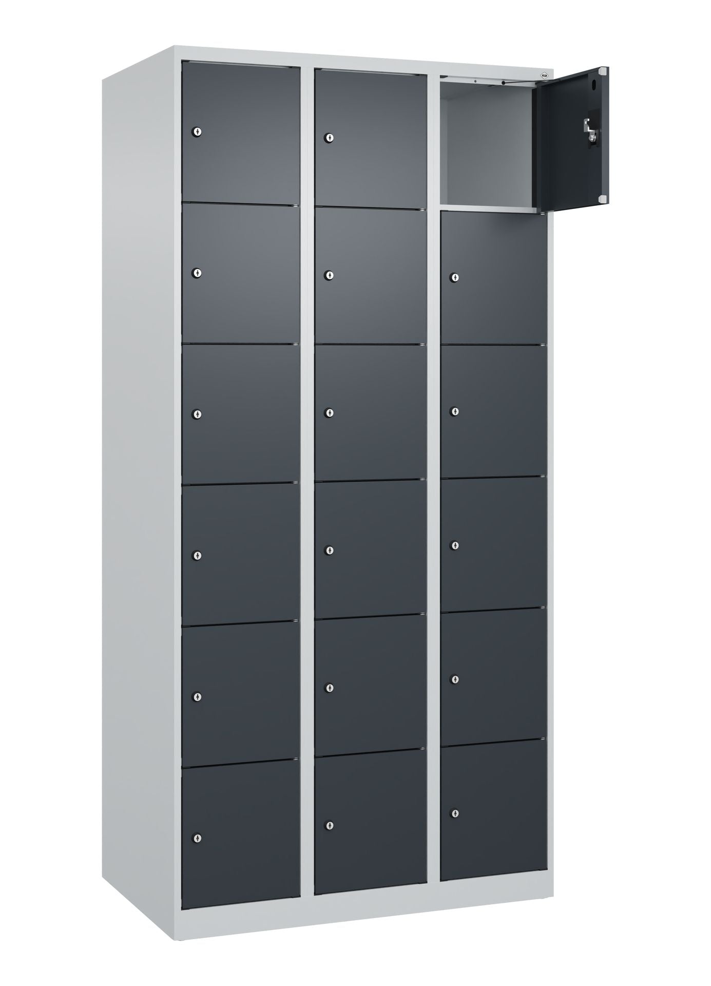 Schließfachschrank Evolo Plus – Metall-Spind mit wählbaren Fächern & Farben