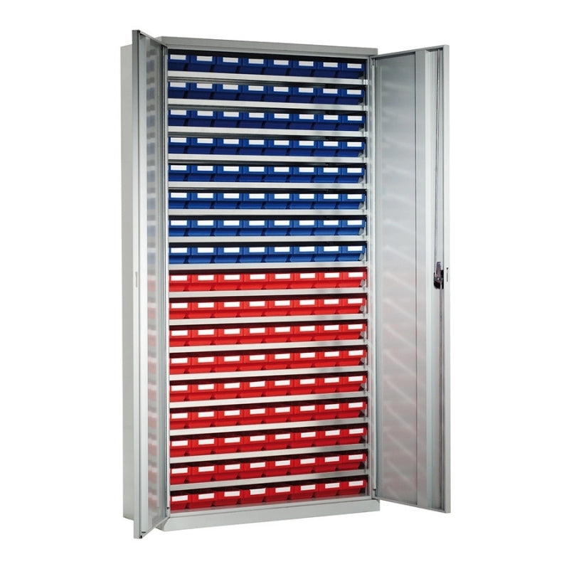 Systemschrank mit Regalkästen mit einer Tiefe von 410 mm