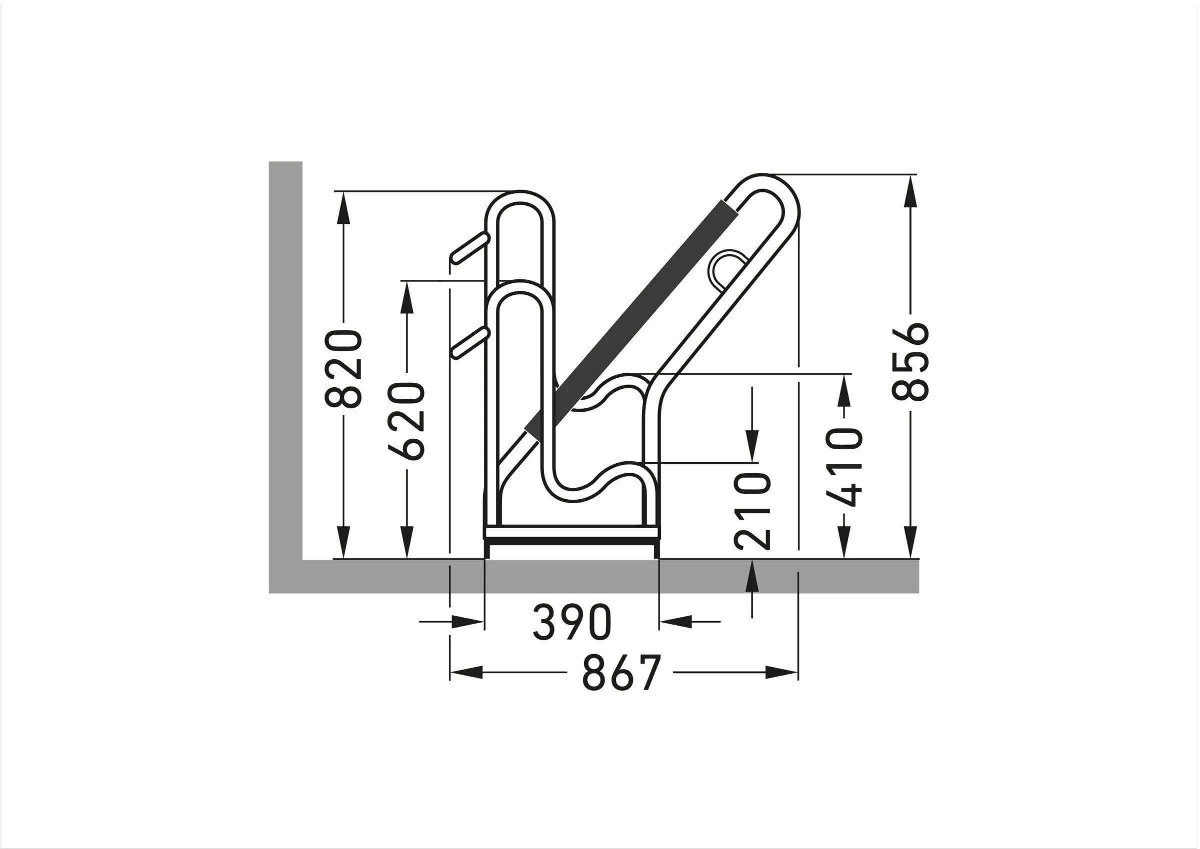 Maße 4702 XBF Seitenansicht
