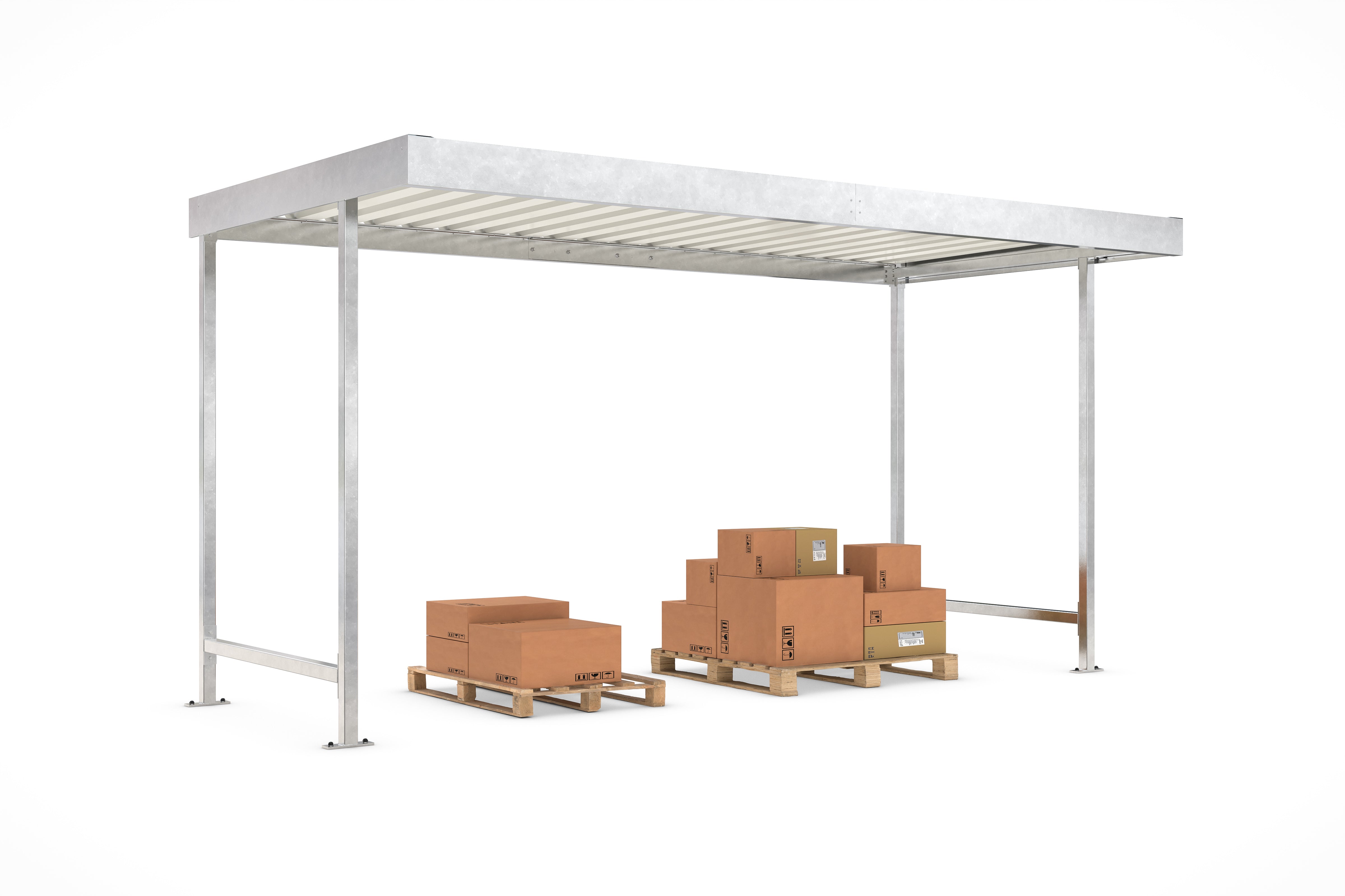 Materialüberdachung