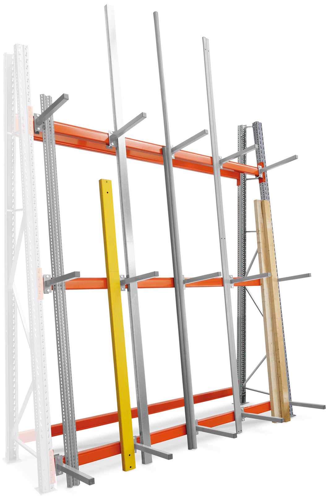 Profillagerregal Vertikalregal Anbauregal