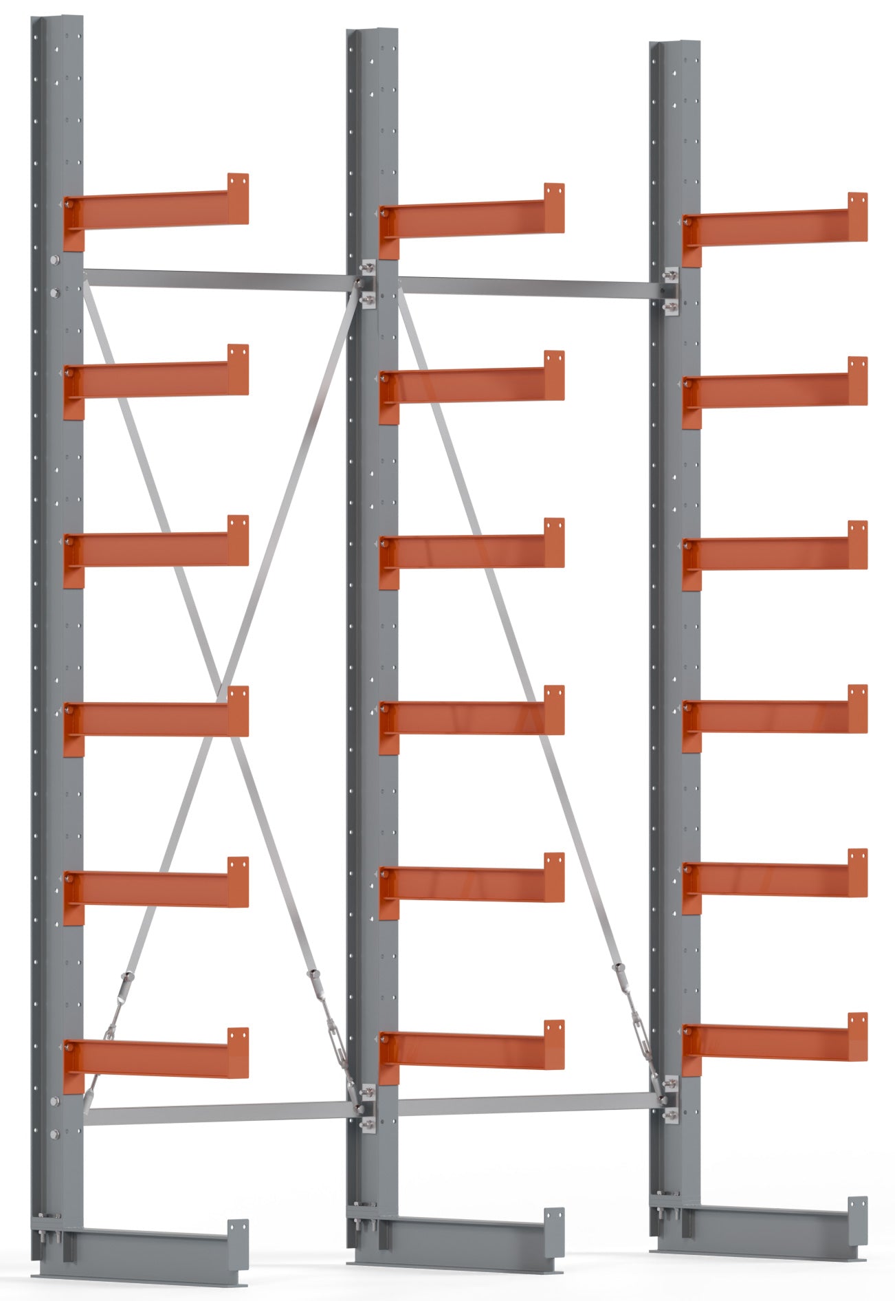 Kragarmregal einseitig Komplettset BASIC