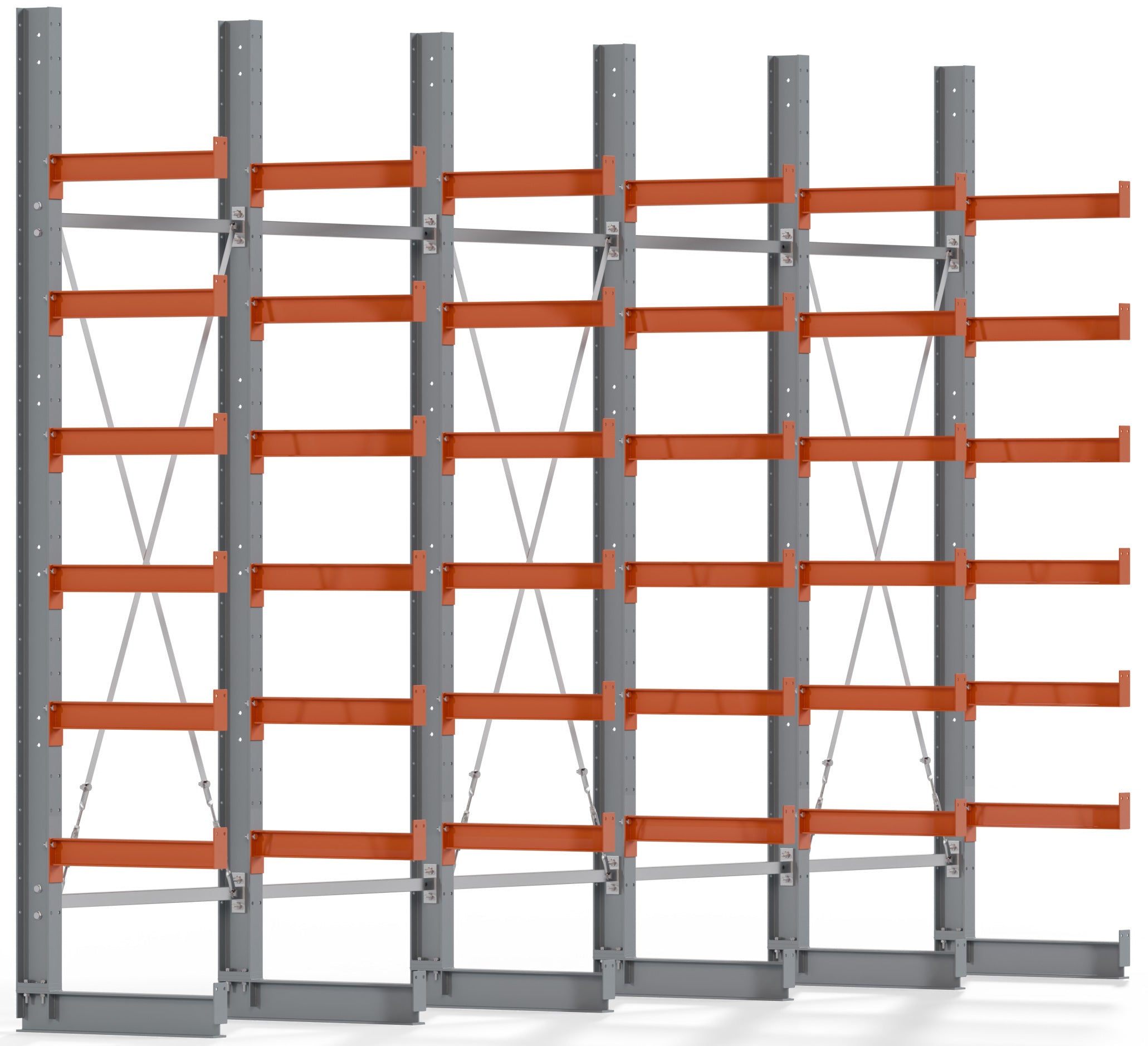 Kragarmregal einseitig Komplettset BASIC