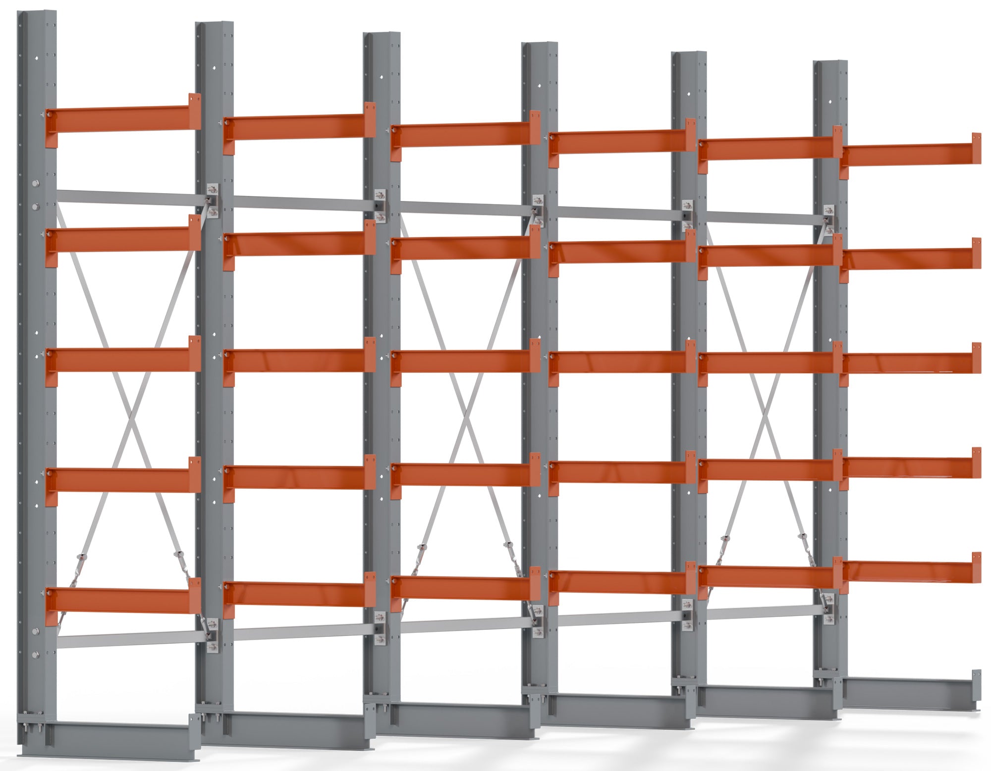 Kragarmregal einseitig Komplettset BASIC