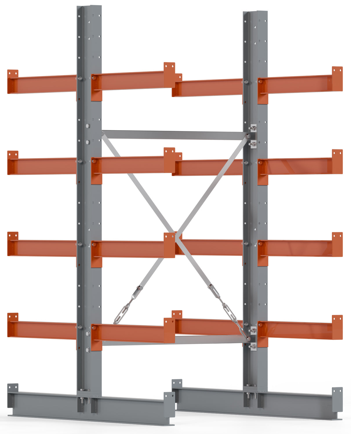 Kragarmregal als Schwerlastregal für lange Güter