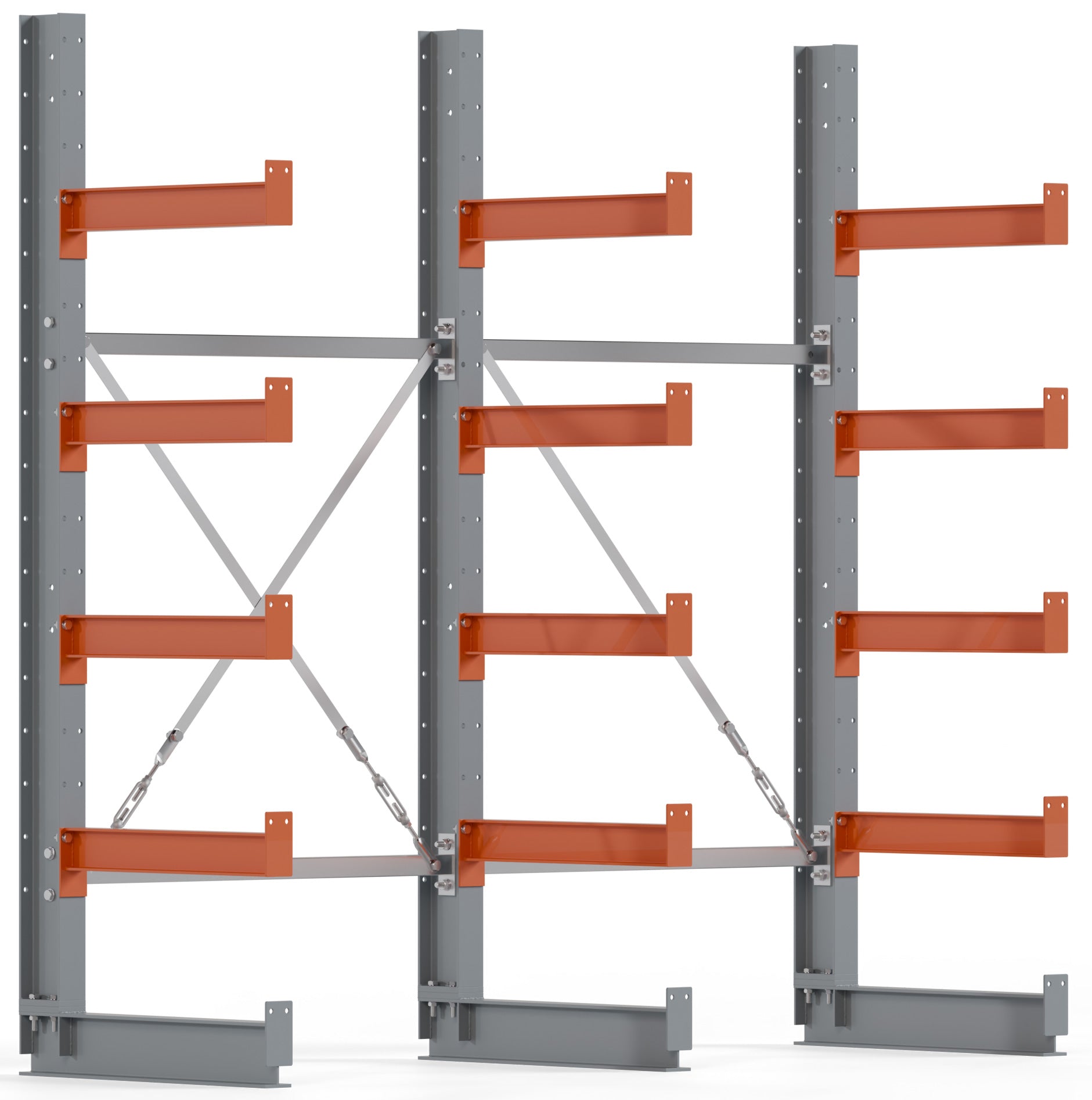 Kragarmregal einseitig Komplettset BASIC