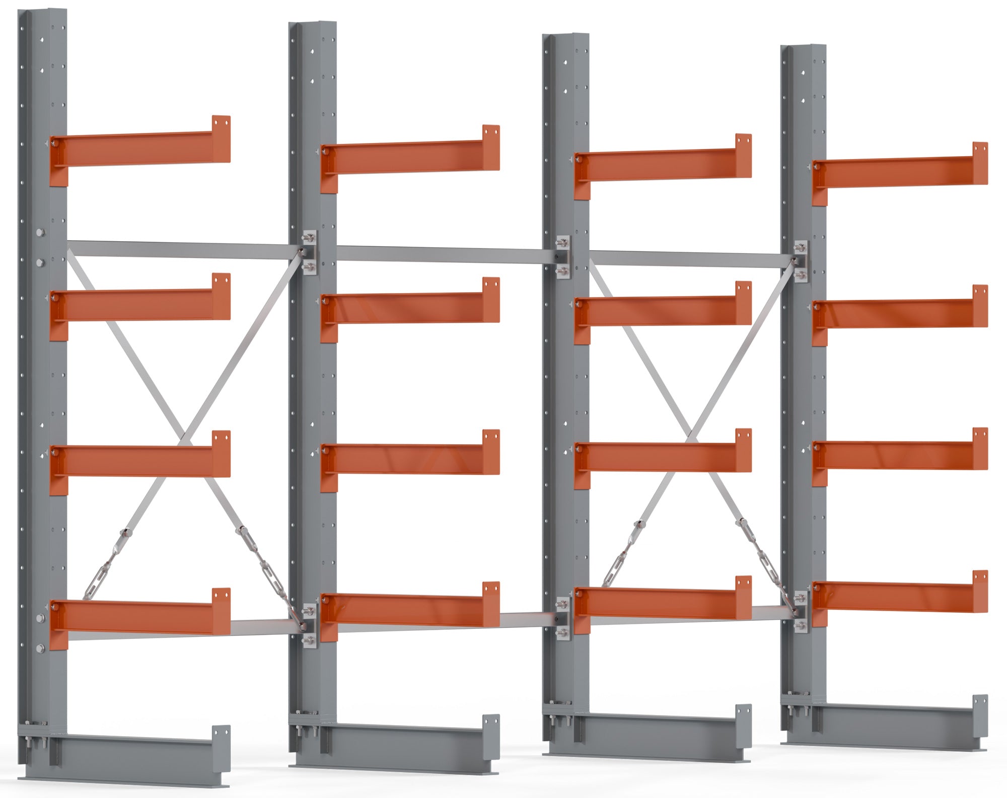 Kragarmregal einseitig Komplettset BASIC