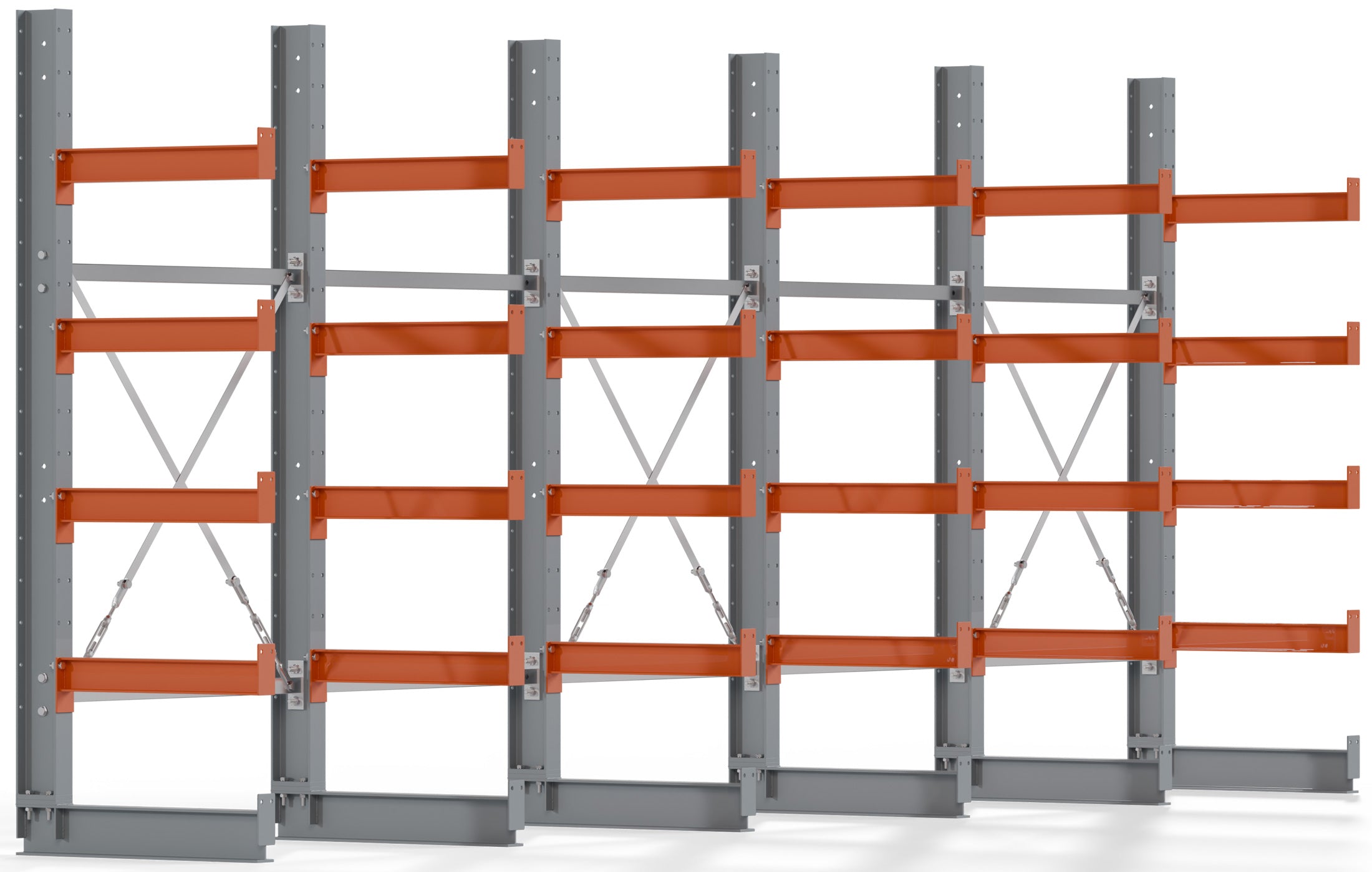 Kragarmregal einseitig Komplettset BASIC