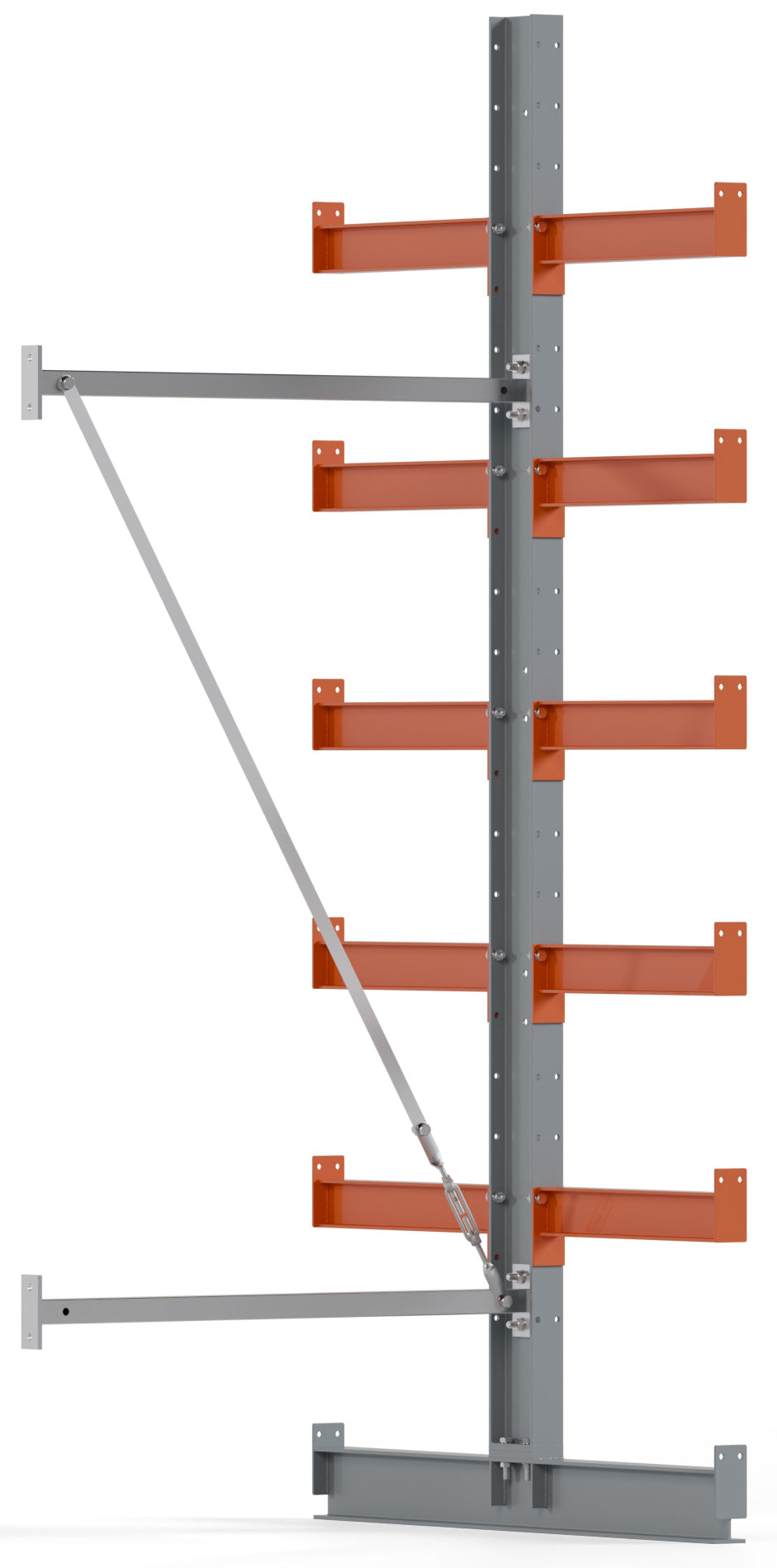 Kragarmregal Anbaufeld Breite 1000 mm