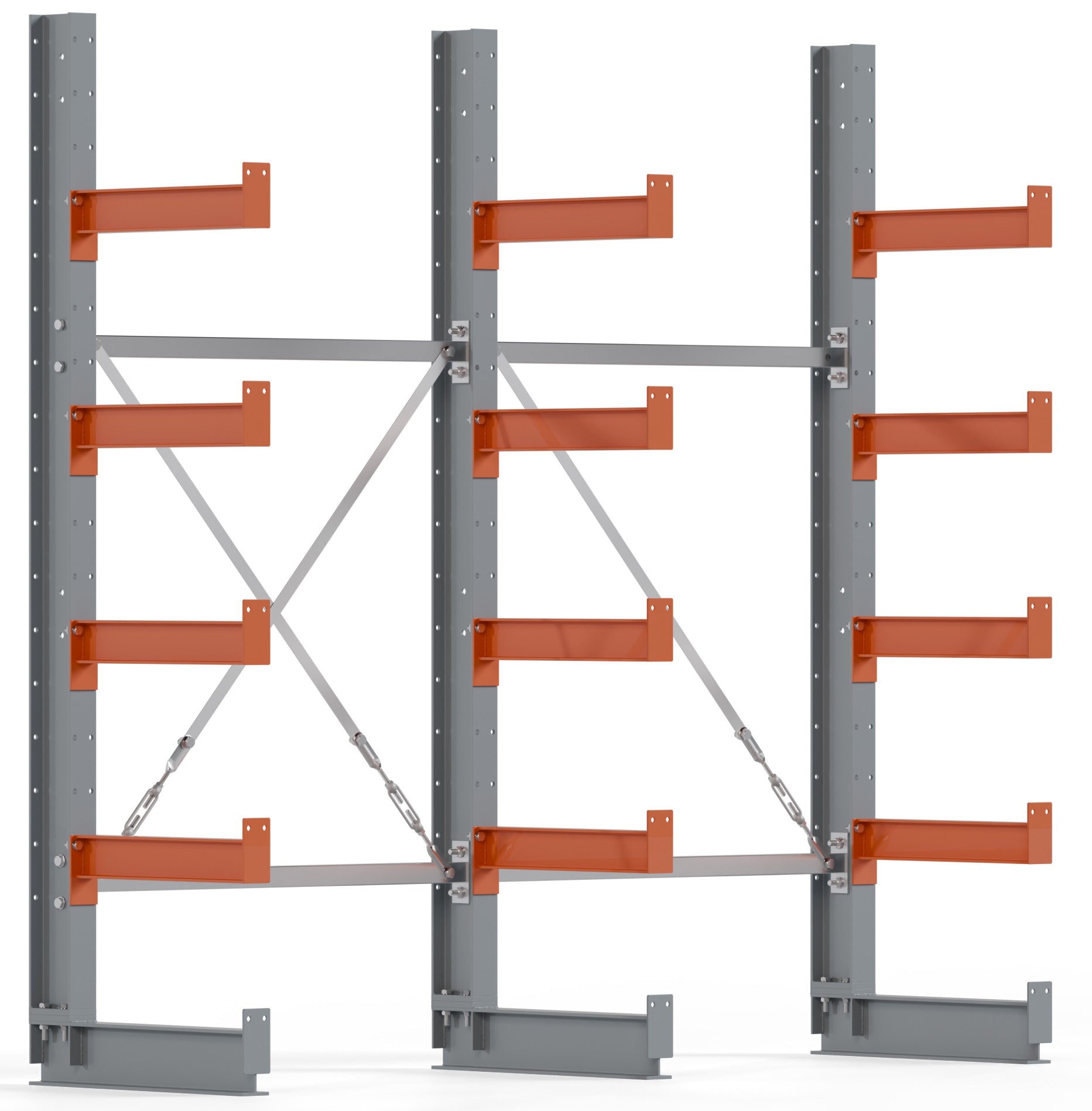 Kragarmregal einseitig Komplettset BASIC