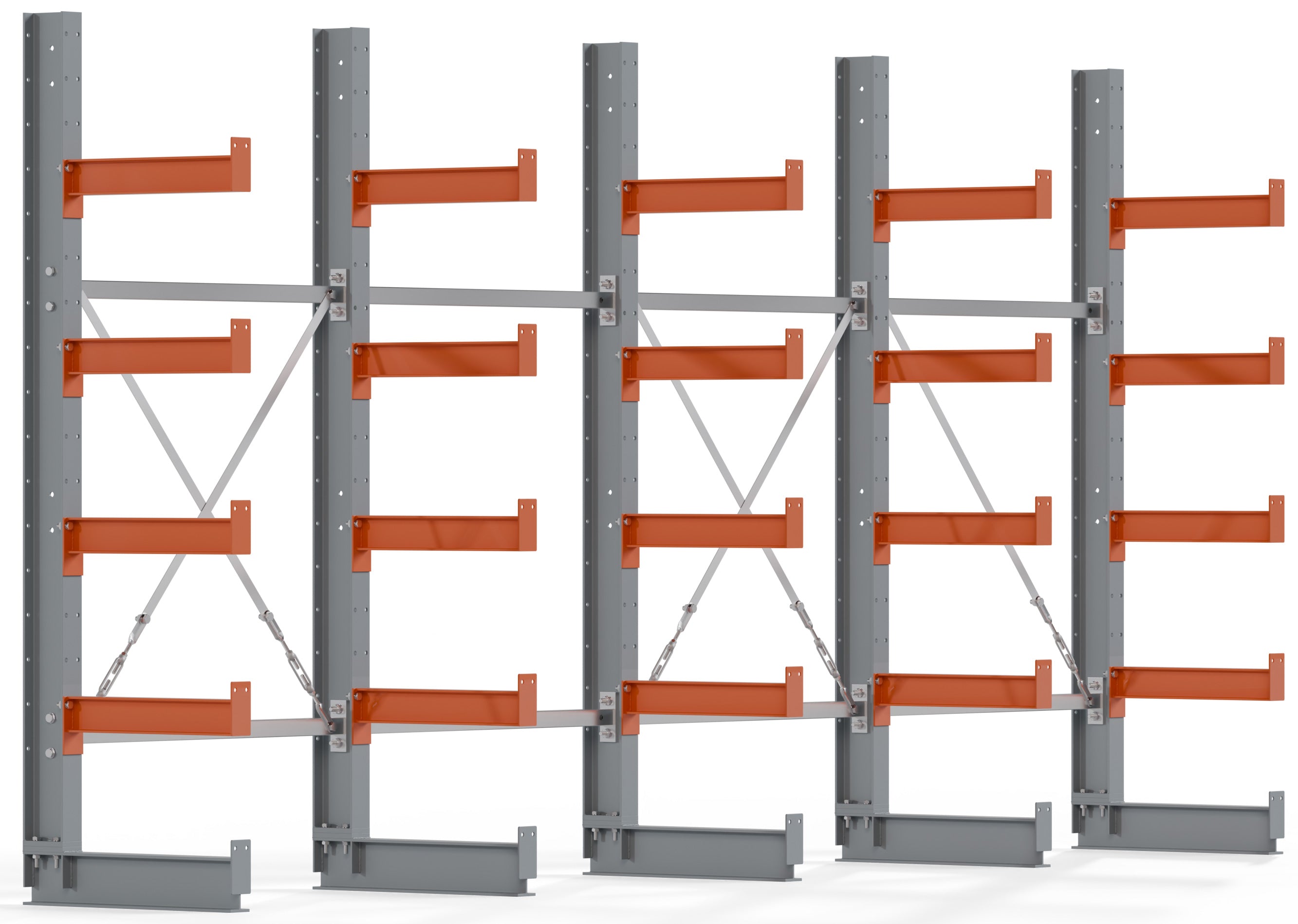 Kragarmregal einseitig Komplettset BASIC
