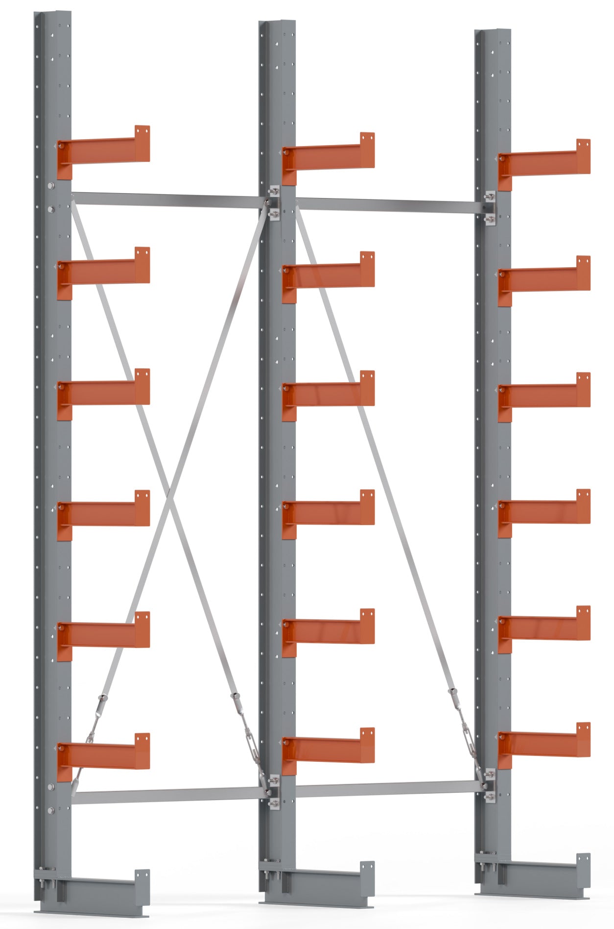 Kragarmregal einseitig Komplettset BASIC
