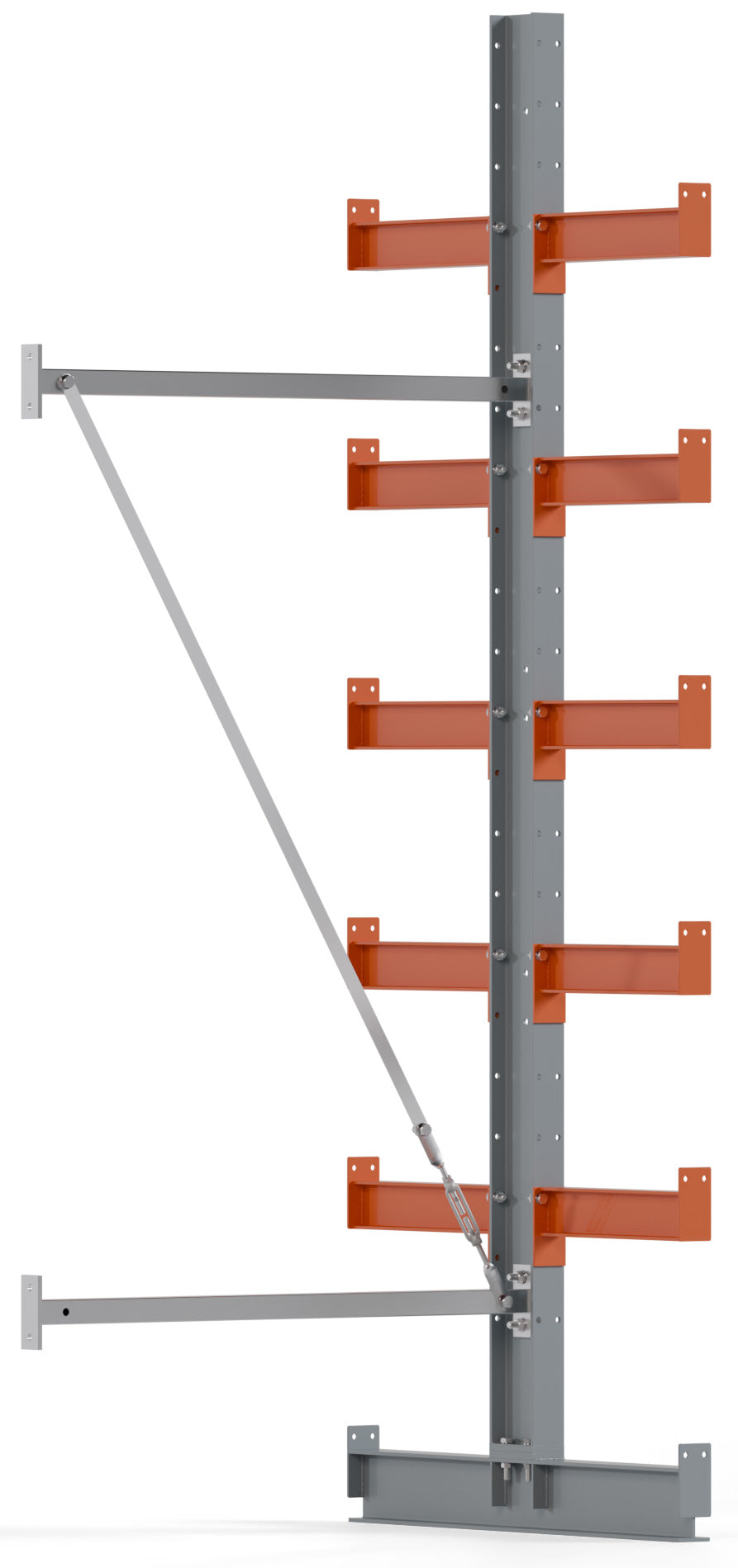 Kragarmregal Anbaufeld Breite 1000 mm