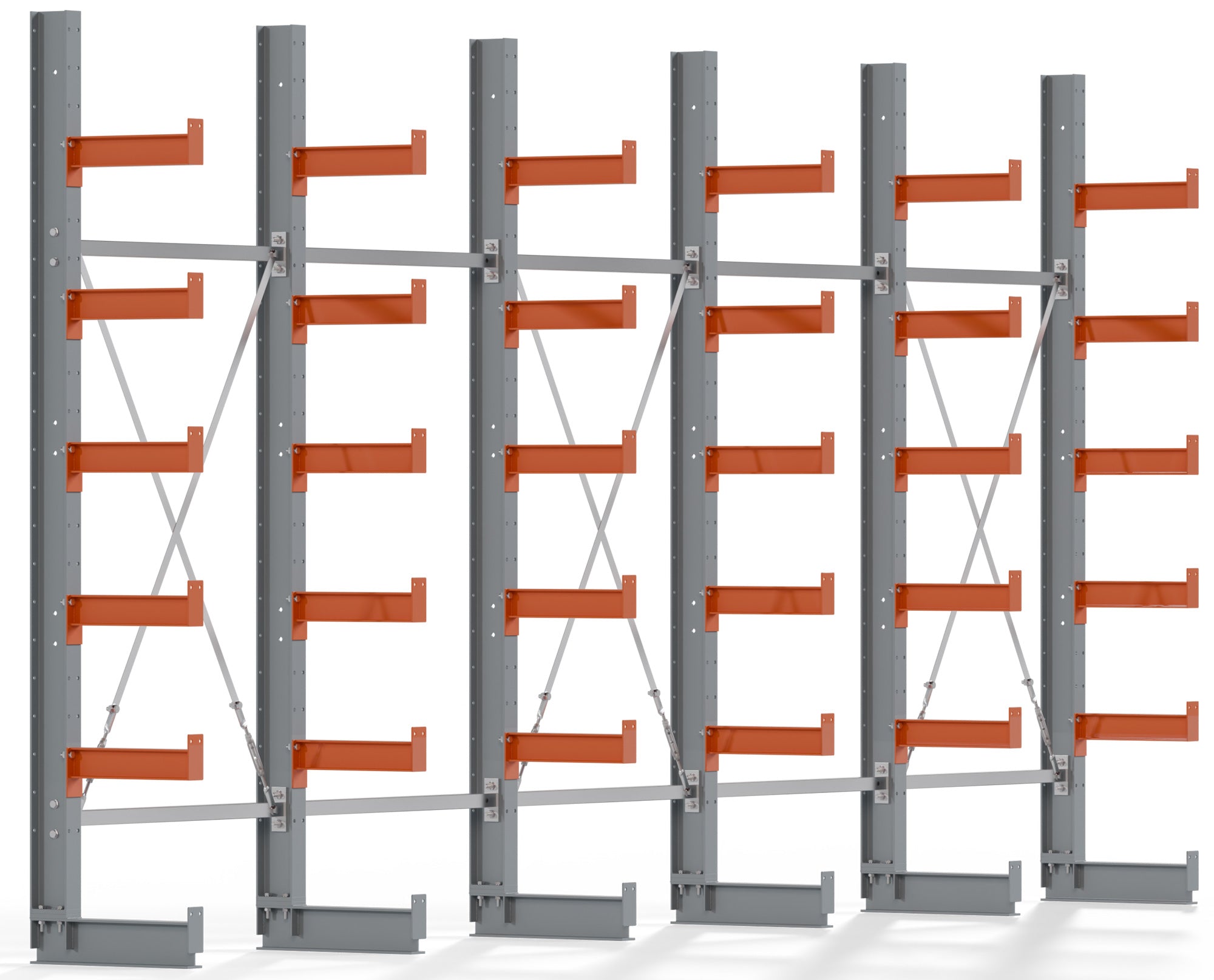 Kragarmregal einseitig Komplettset BASIC