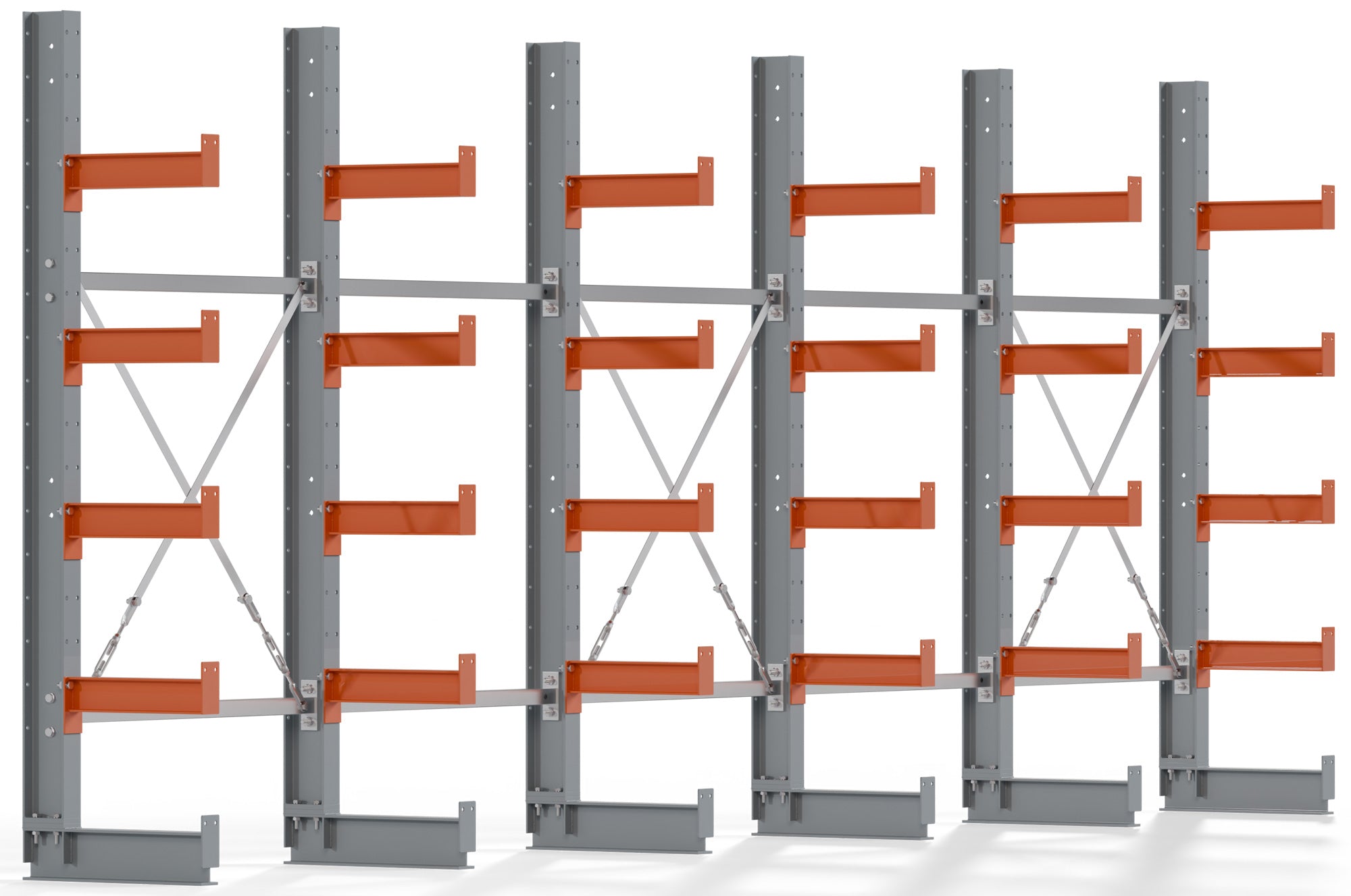 Kragarmregal einseitig Komplettset BASIC