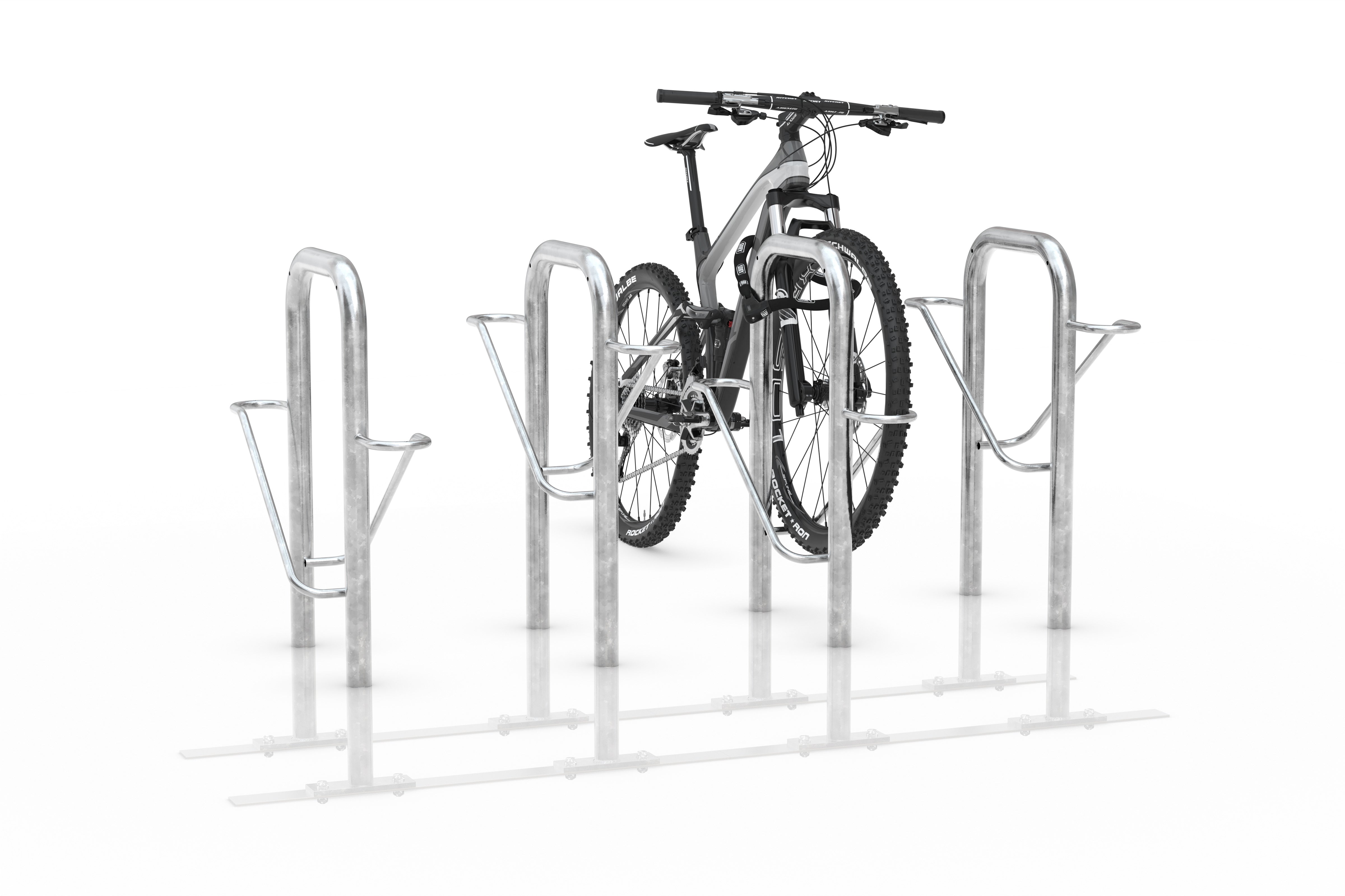 Anlehnbügel als Fahrradständer