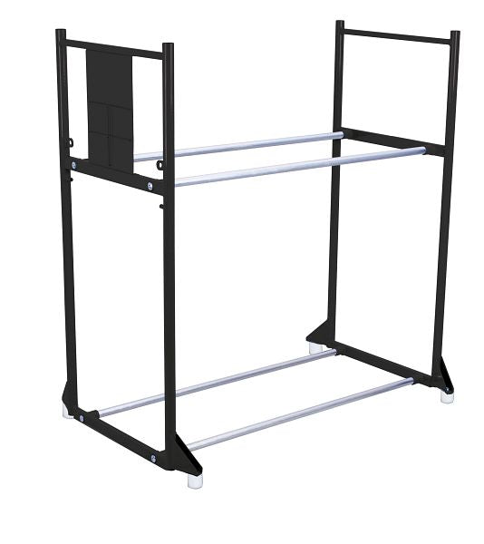 Reifenregal mit 2 Etagen, Ladefläche: 1.140 x 395 mm in anthrazit
