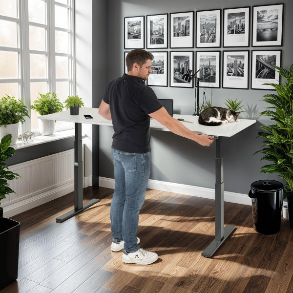 moderne Arbeitstische für Homeoffice und Büros