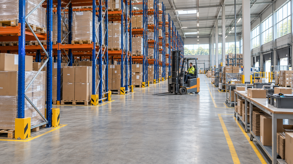 10 Logistikziele von Regalbedarf