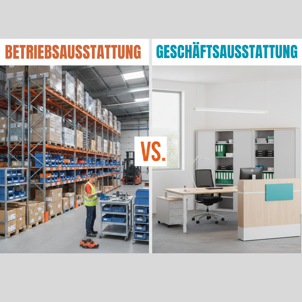Betriebsausstattung vs. Geschäftsausstattung